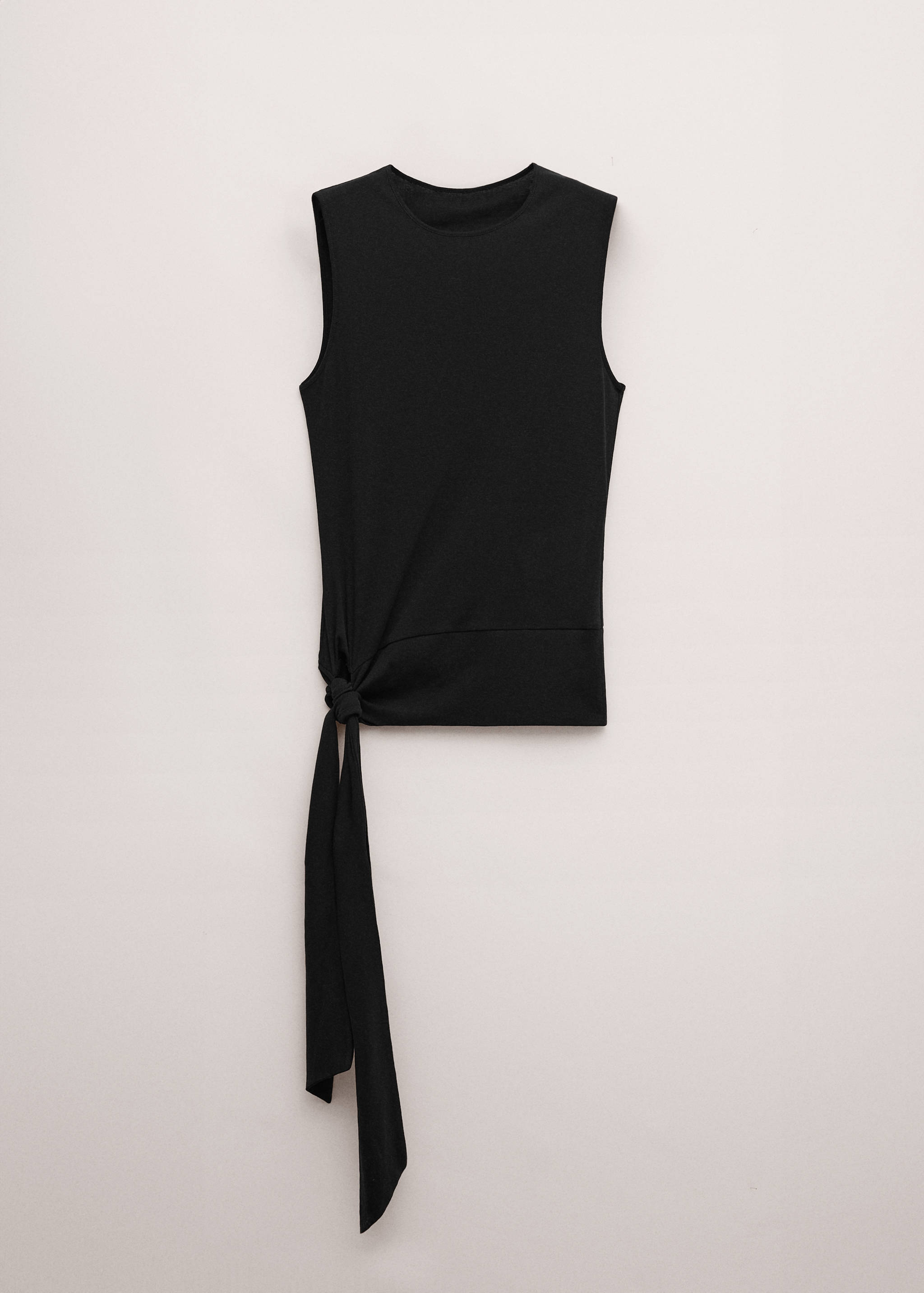 Cotton top with knot detail - Article without model