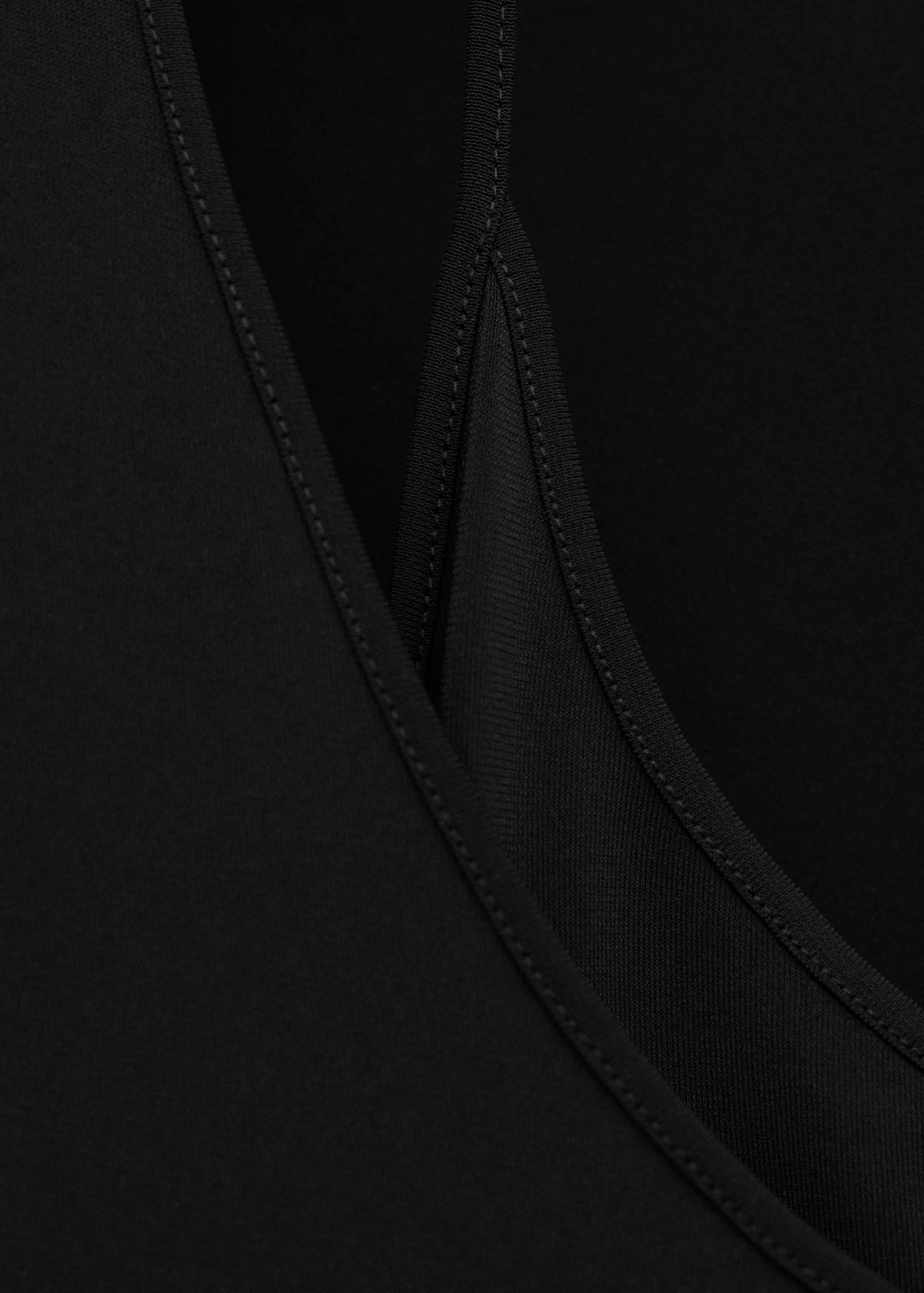 Dress with combined fine-knit collar - Details of the article 8