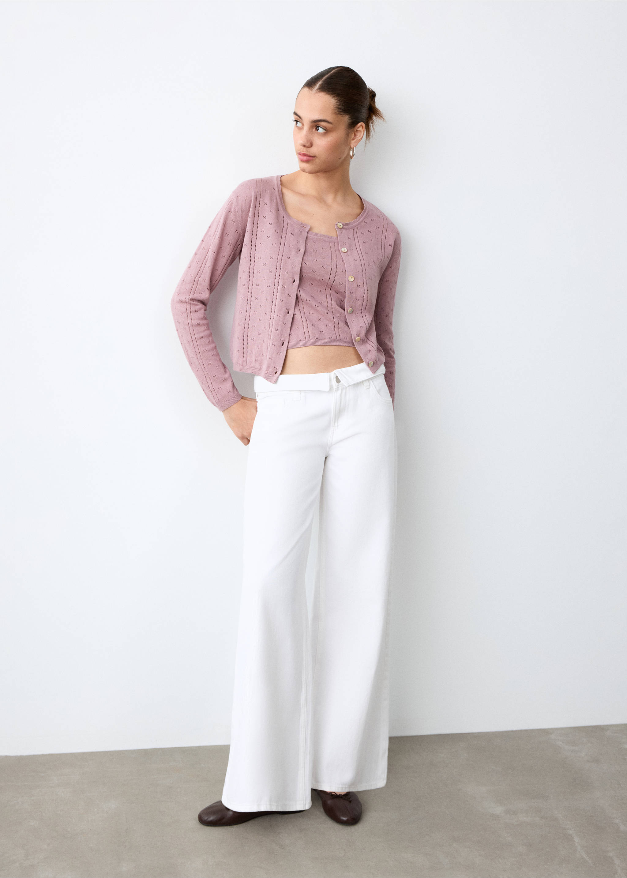 Top punt calat - Pla general, Rosa. Ref: 27084770-00.