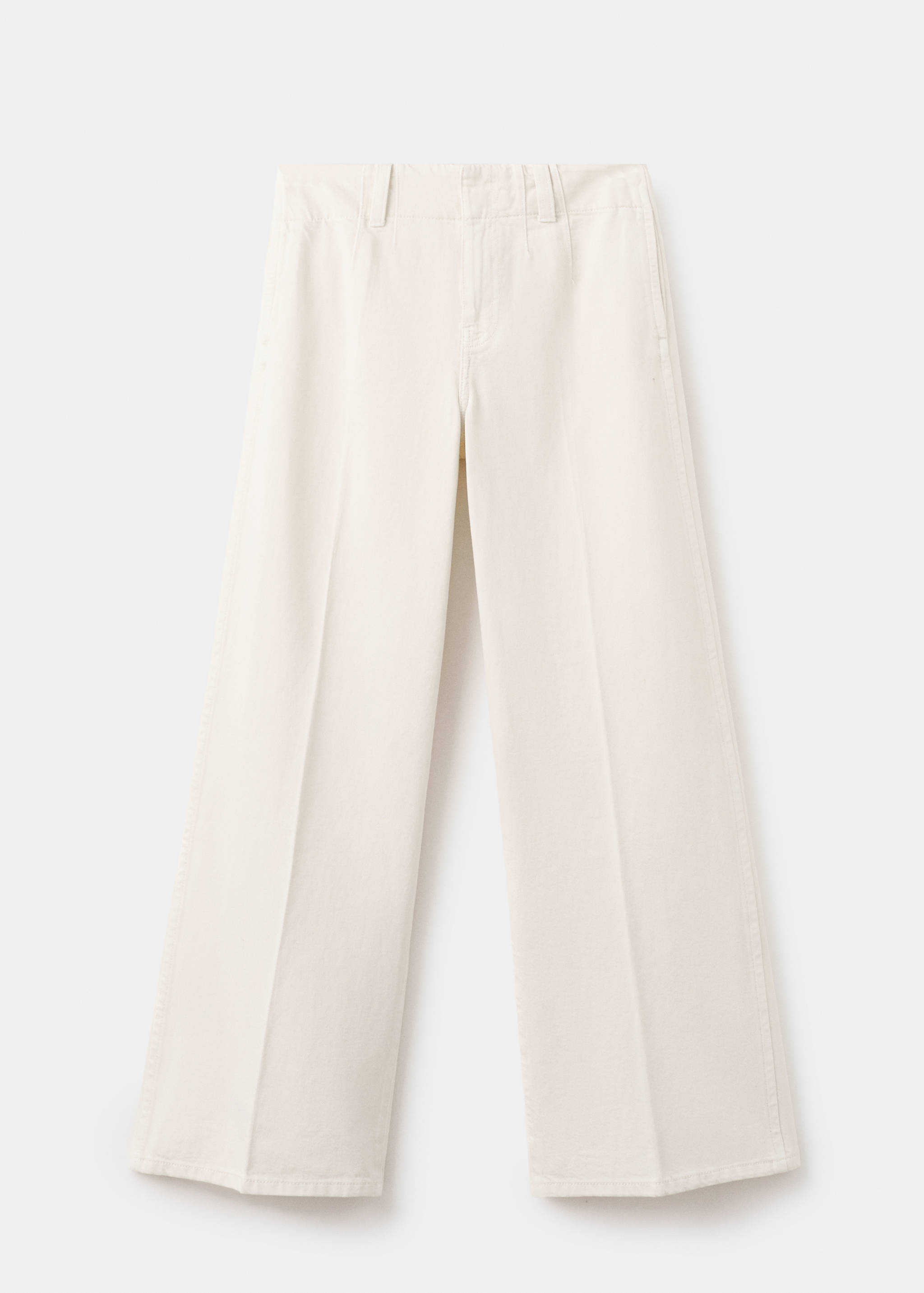 Wide leg mid-rise jeans - Article without model