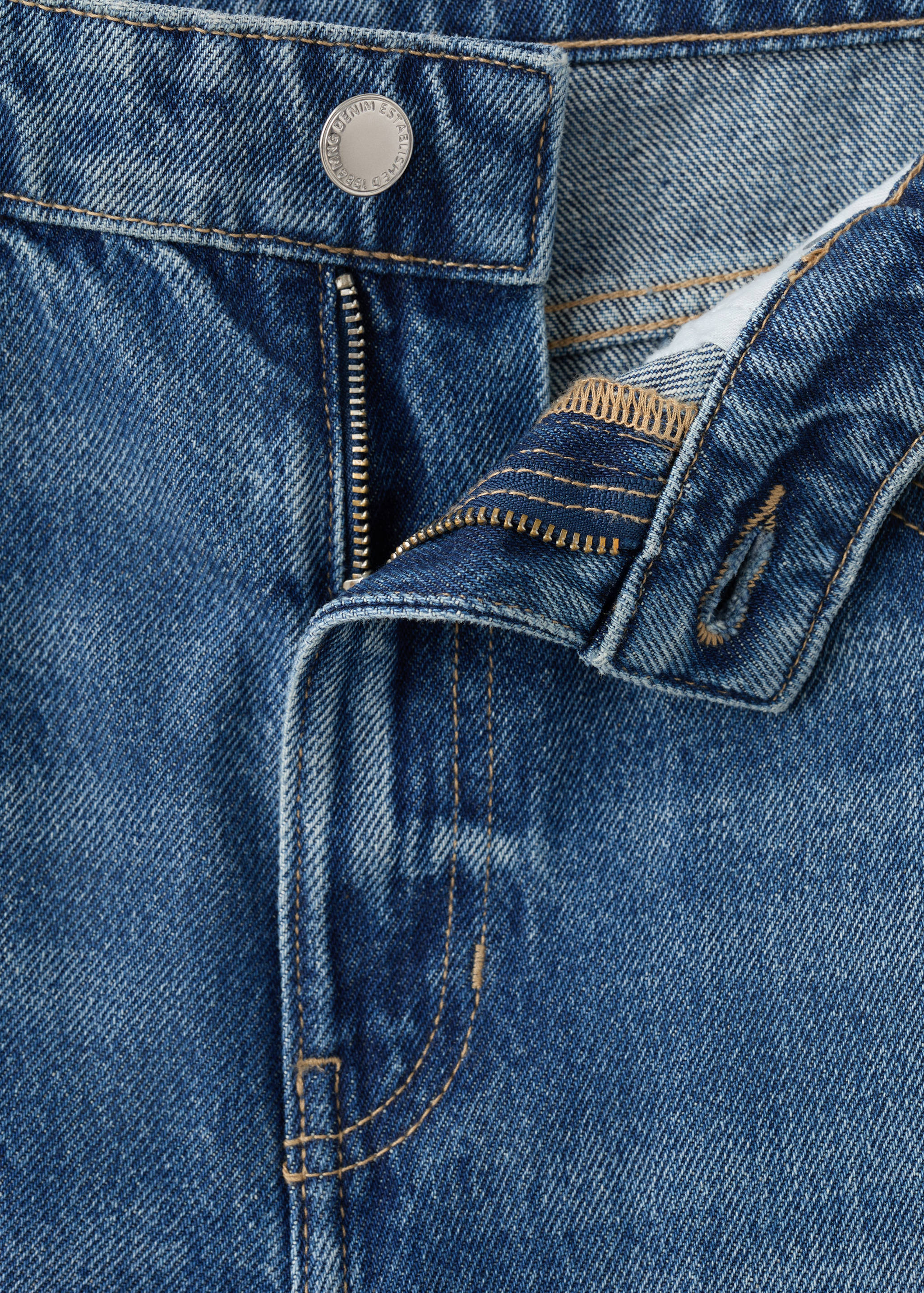 Wide leg mid-rise jeans - Details of the article 8