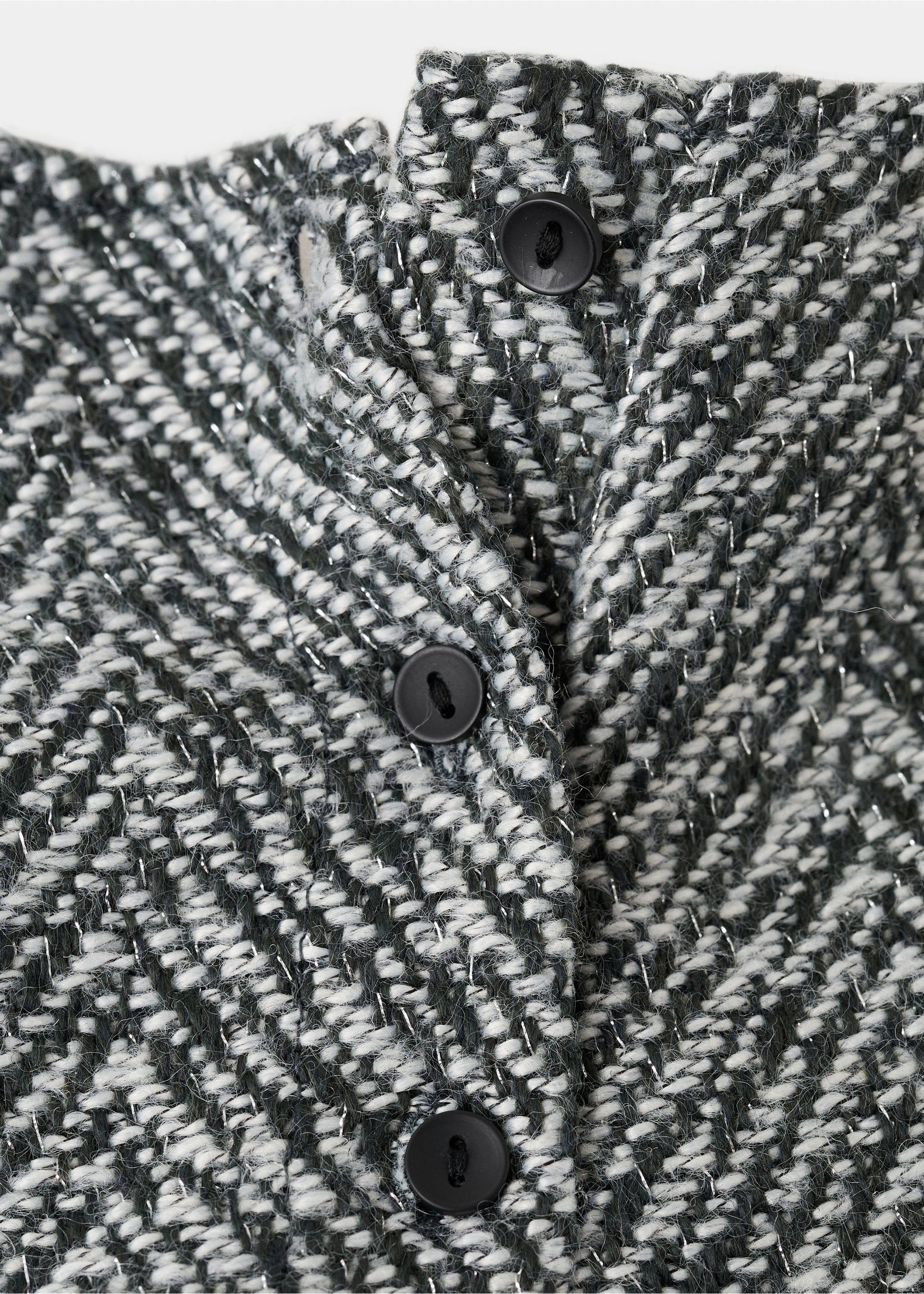Tweedklänning i lurex - Detaljer om artikeln 8, Blå. Ref: 27091181-00.