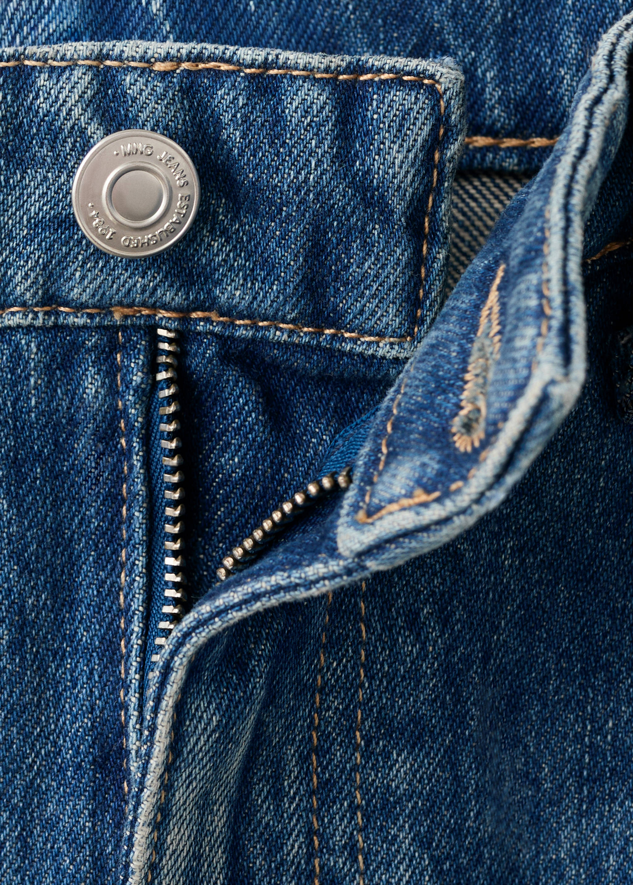 Denim midi-skirt - Details of the article 8
