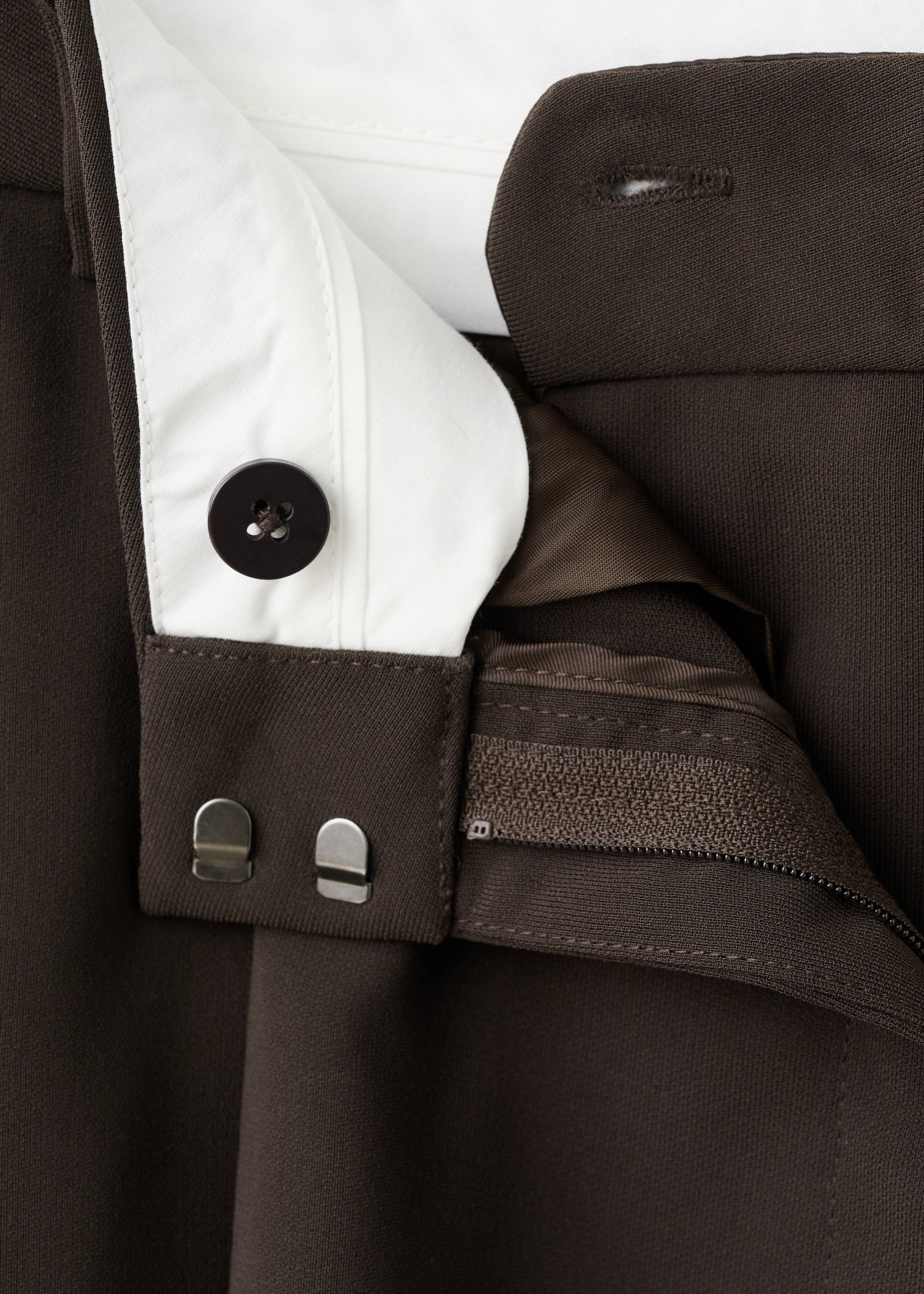 Straight mid-rise bermuda shorts - Details of the article 8