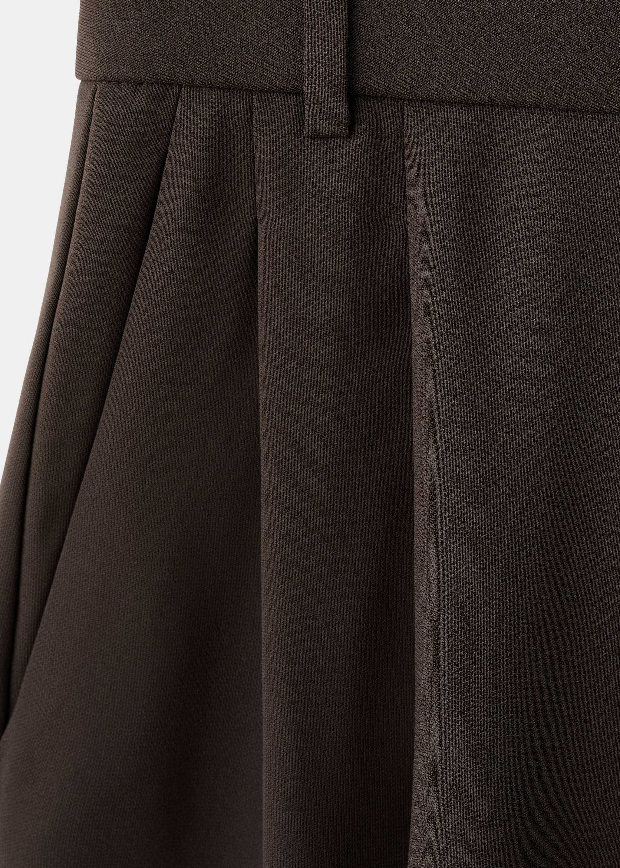 Straight mid-rise bermuda shorts - Details of the article 0