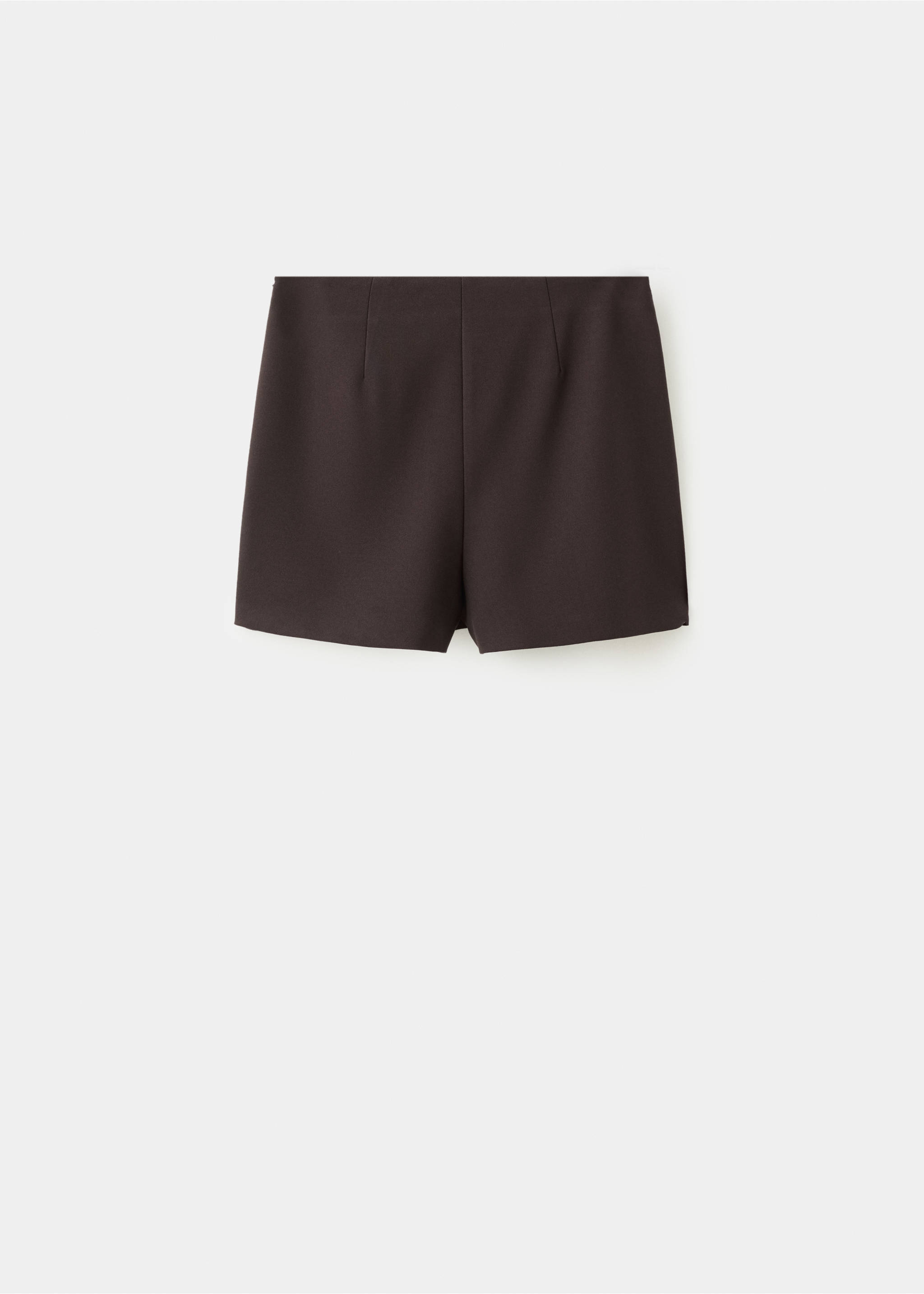 Wrapped skort - Reverse of the article, Chocolate. Ref: 27094095-00.