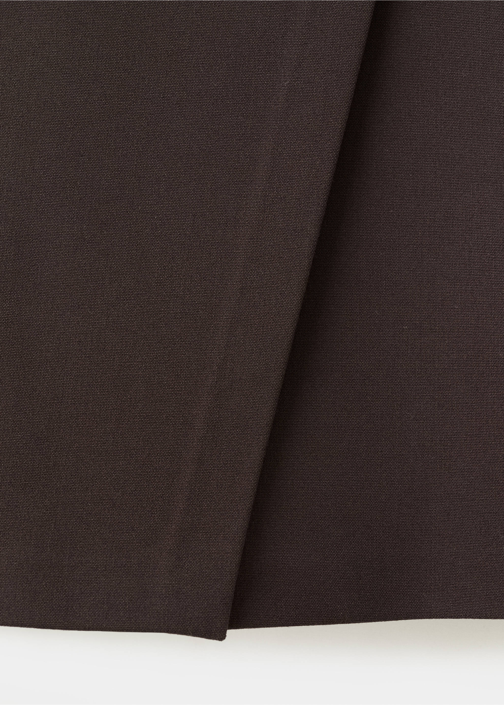 Wrapped skort - Details of the article 0, Chocolate. Ref: 27094095-00.