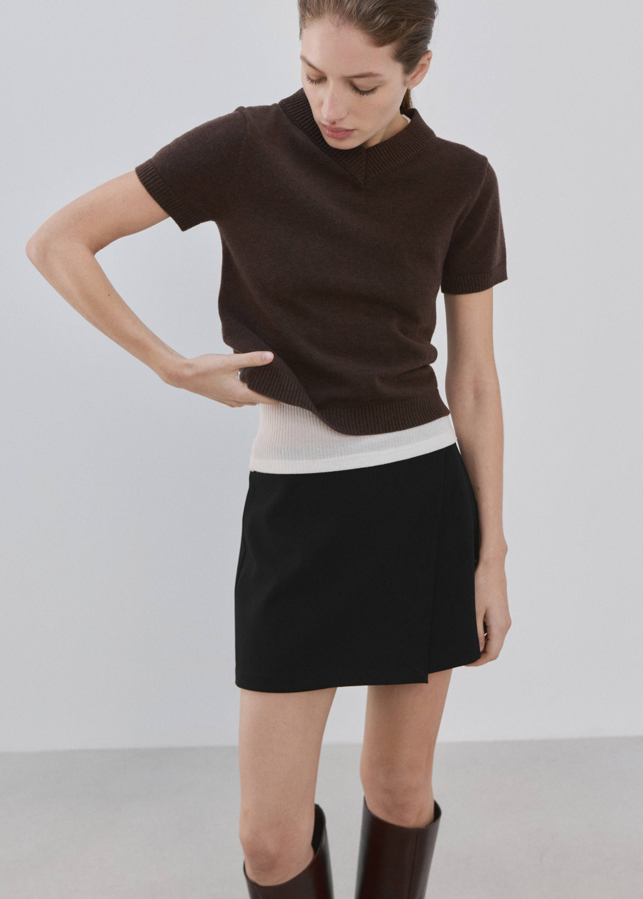 Wrapped skort - Medium plane