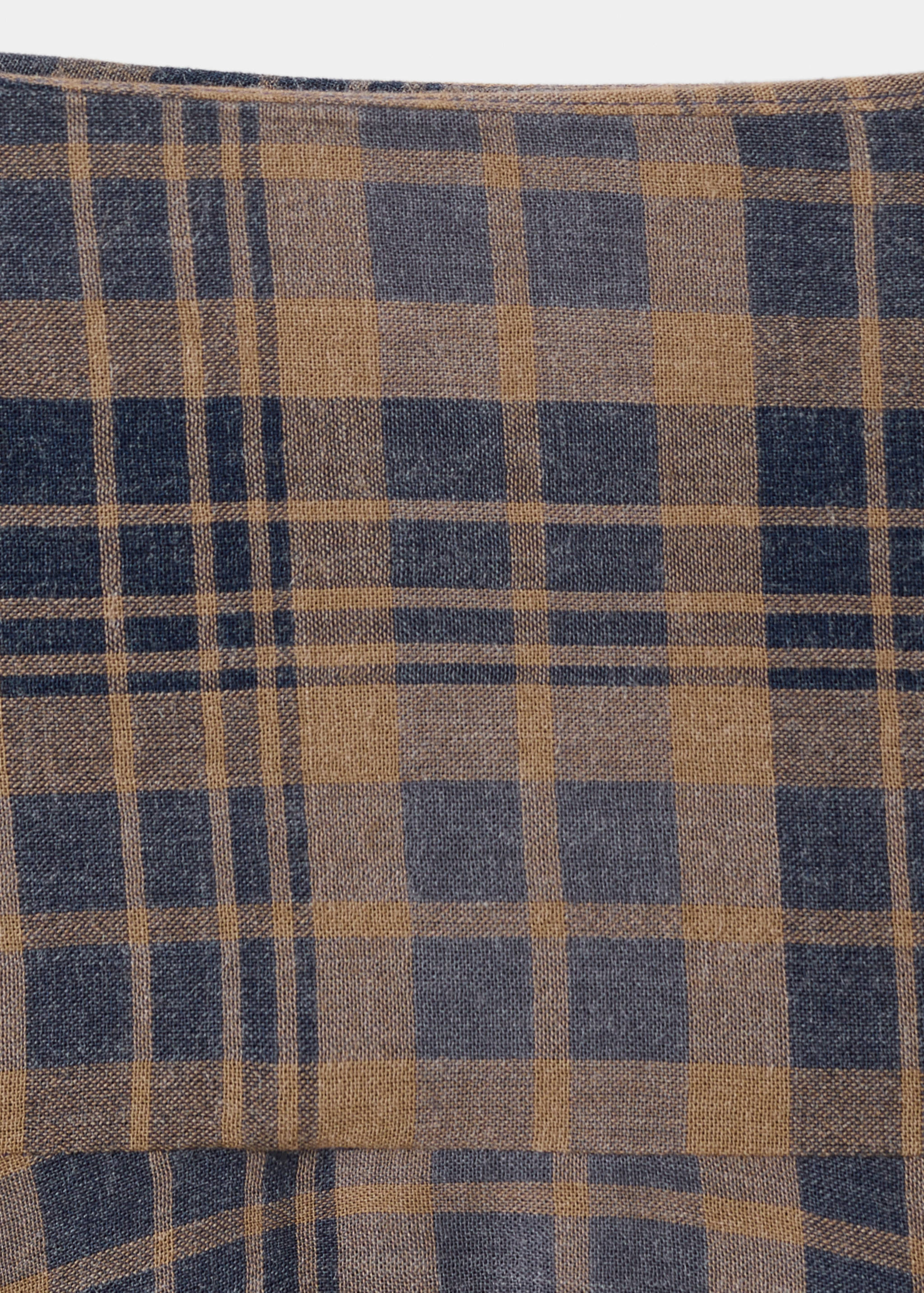 Checked asymmetric skirt - Details of the article 8