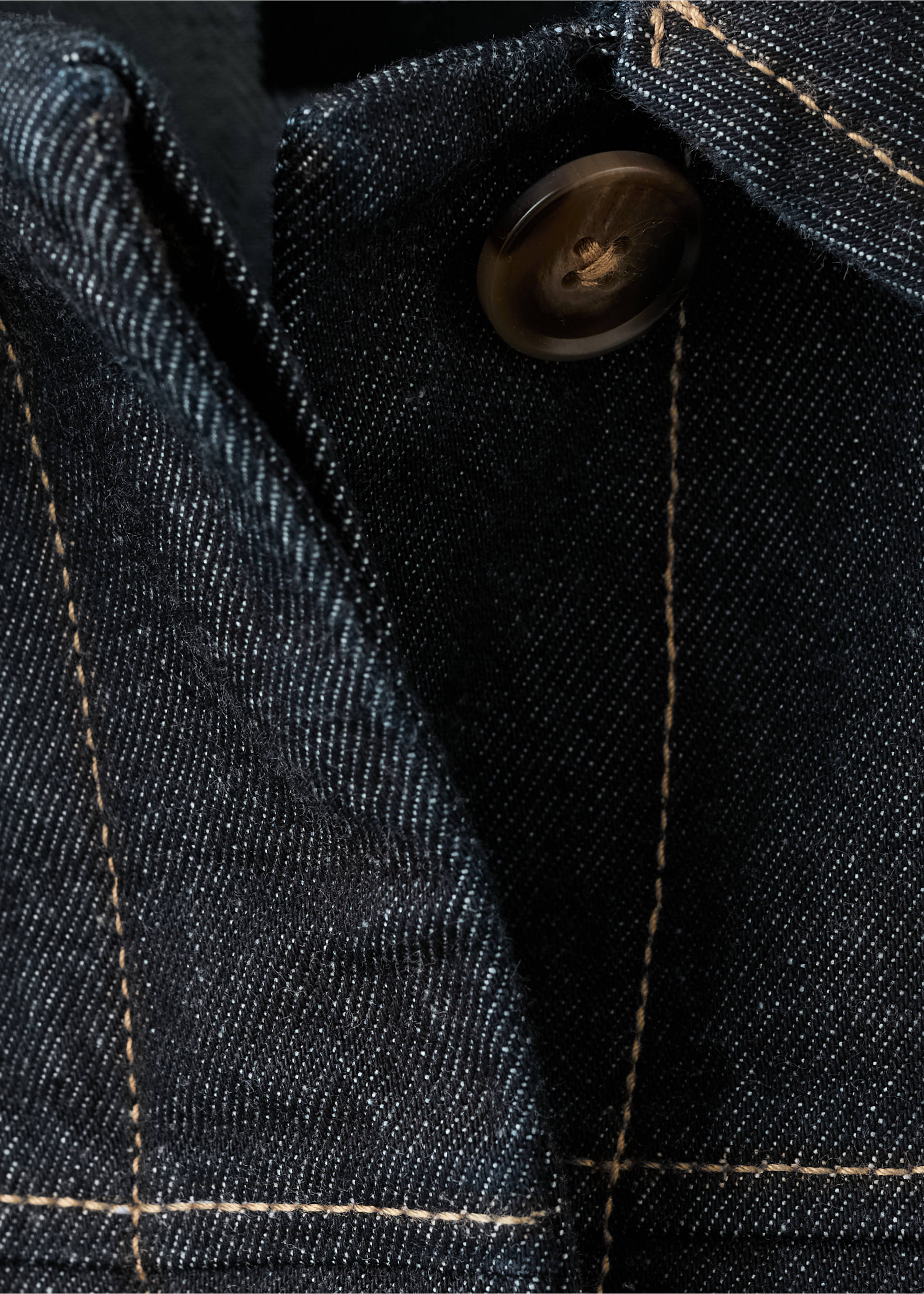 Veste denim poches - Détail de l'article 0, Bleu. Ref: 27097155-00.