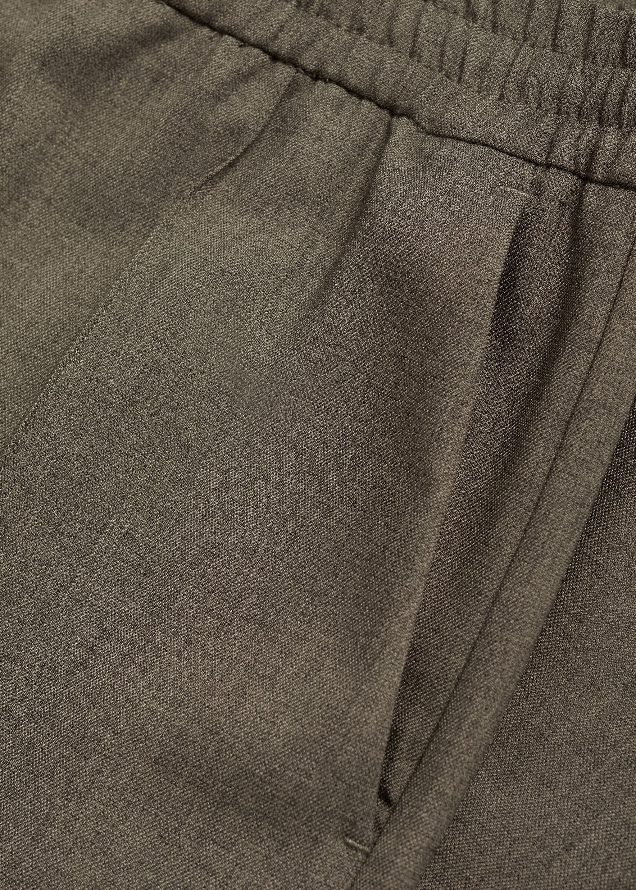 Wide leg trousers with elastic waist - Details of the article 0