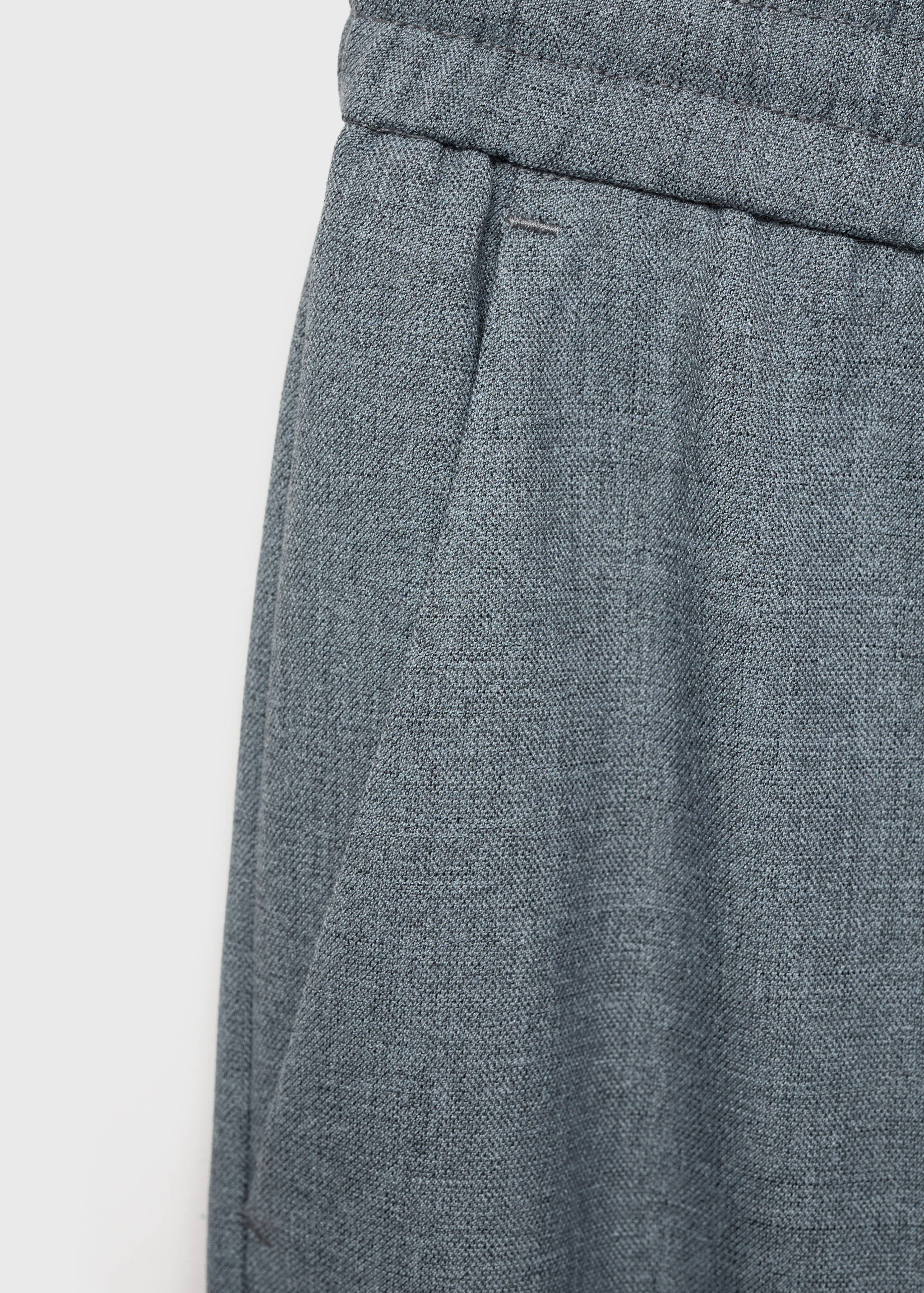 Wide leg trousers with elastic waist - Details of the article 8