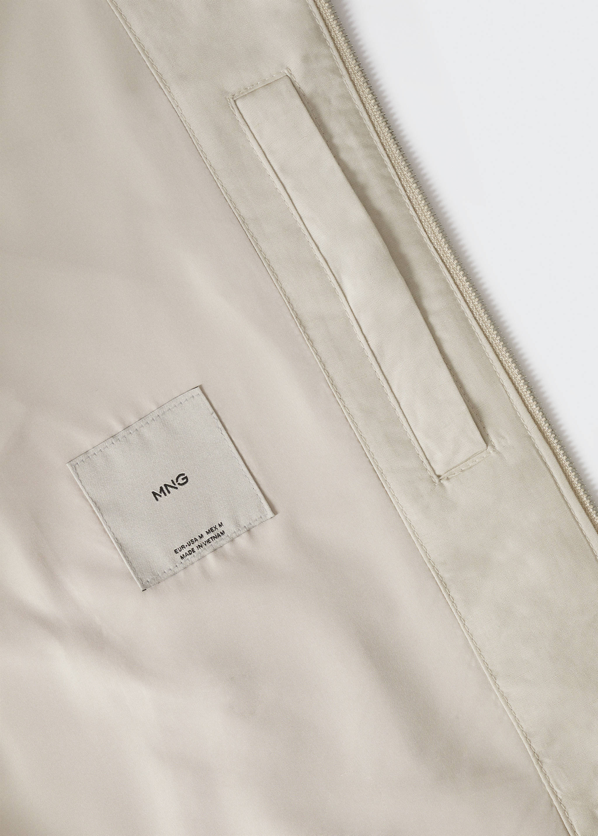 Tencel linen bomber jacket - Details of the article 8