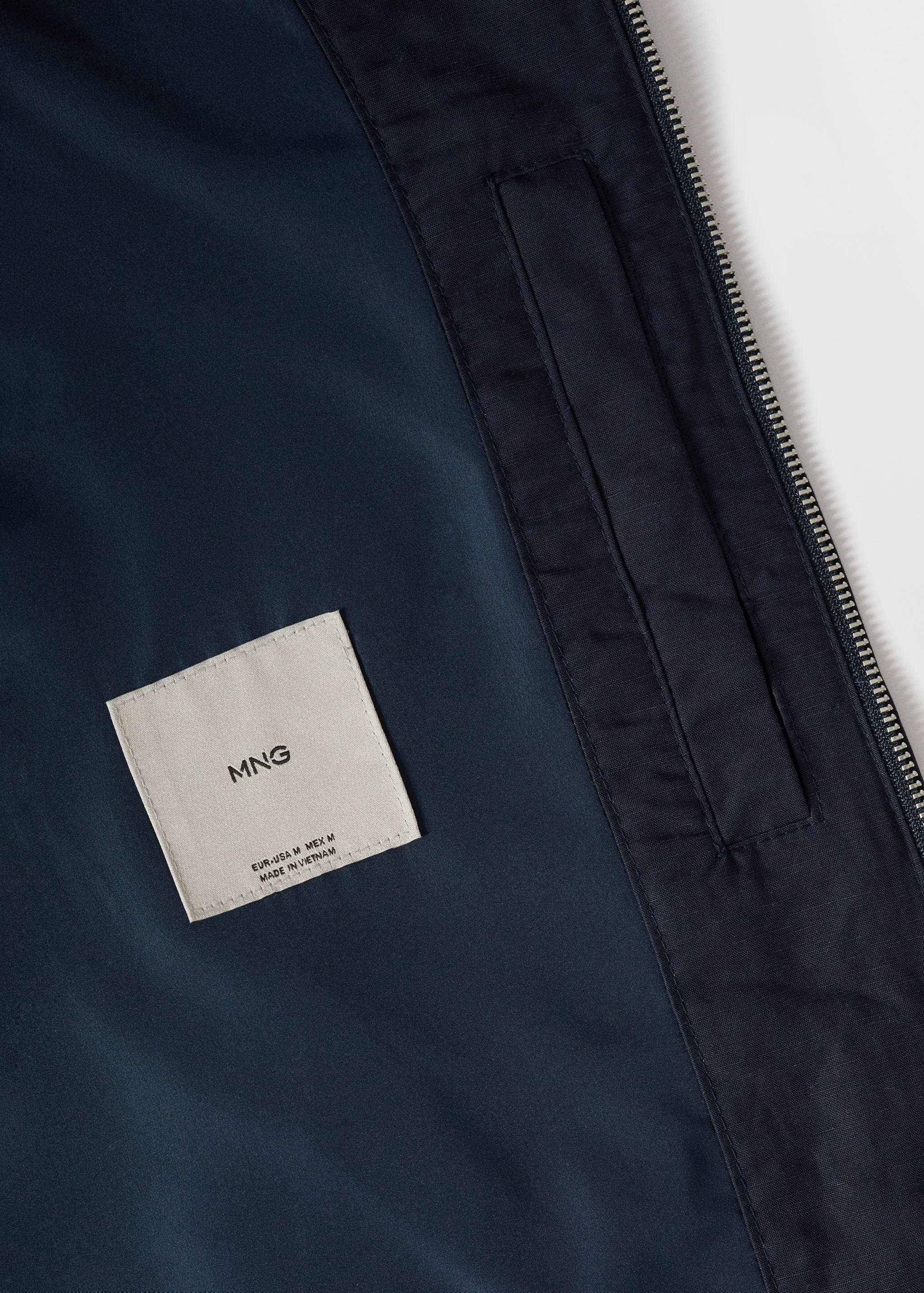 Tencel linen bomber jacket - Details of the article 8