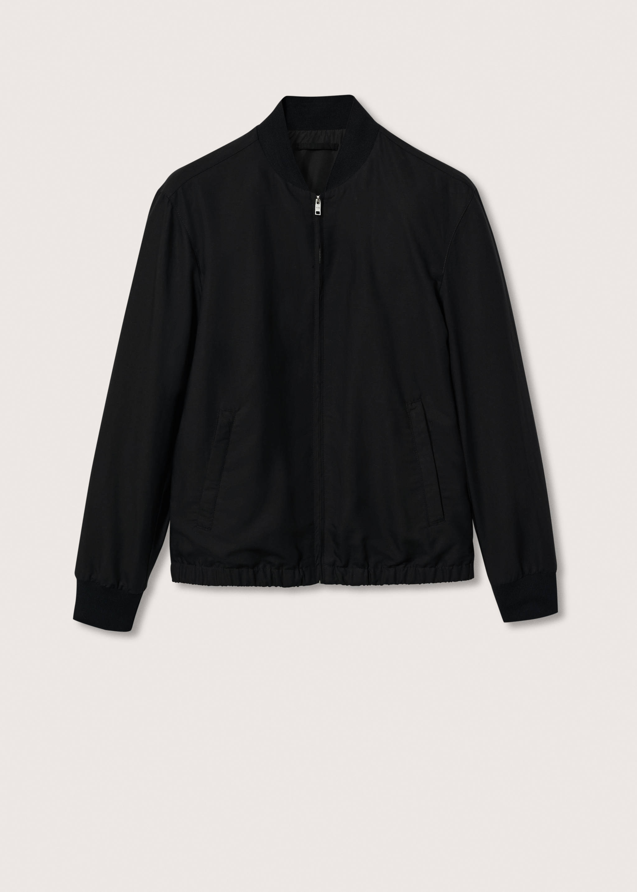 Tencel linen bomber jacket - Article without model
