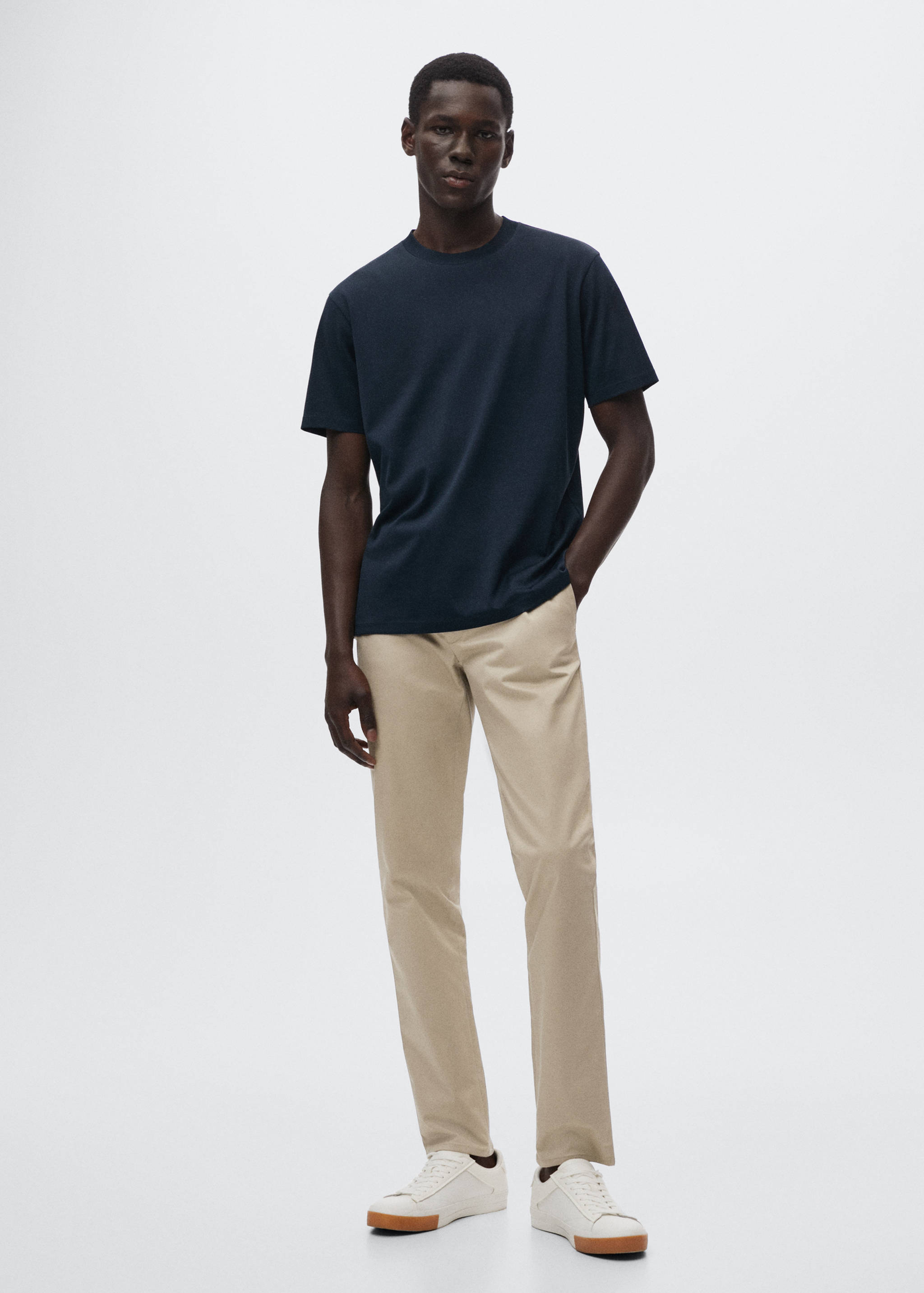 Slim fit chino trousers - General plane