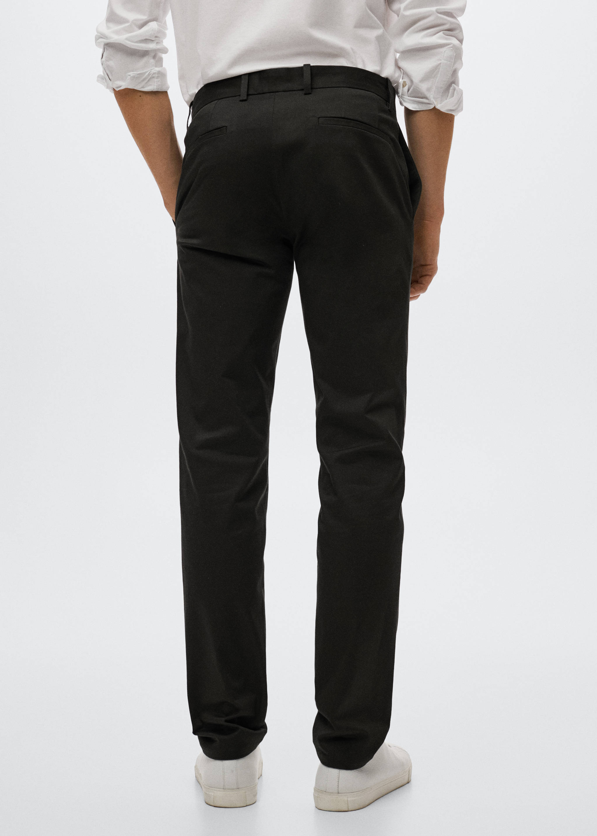 Slim fit chino trousers - Reverse of the article