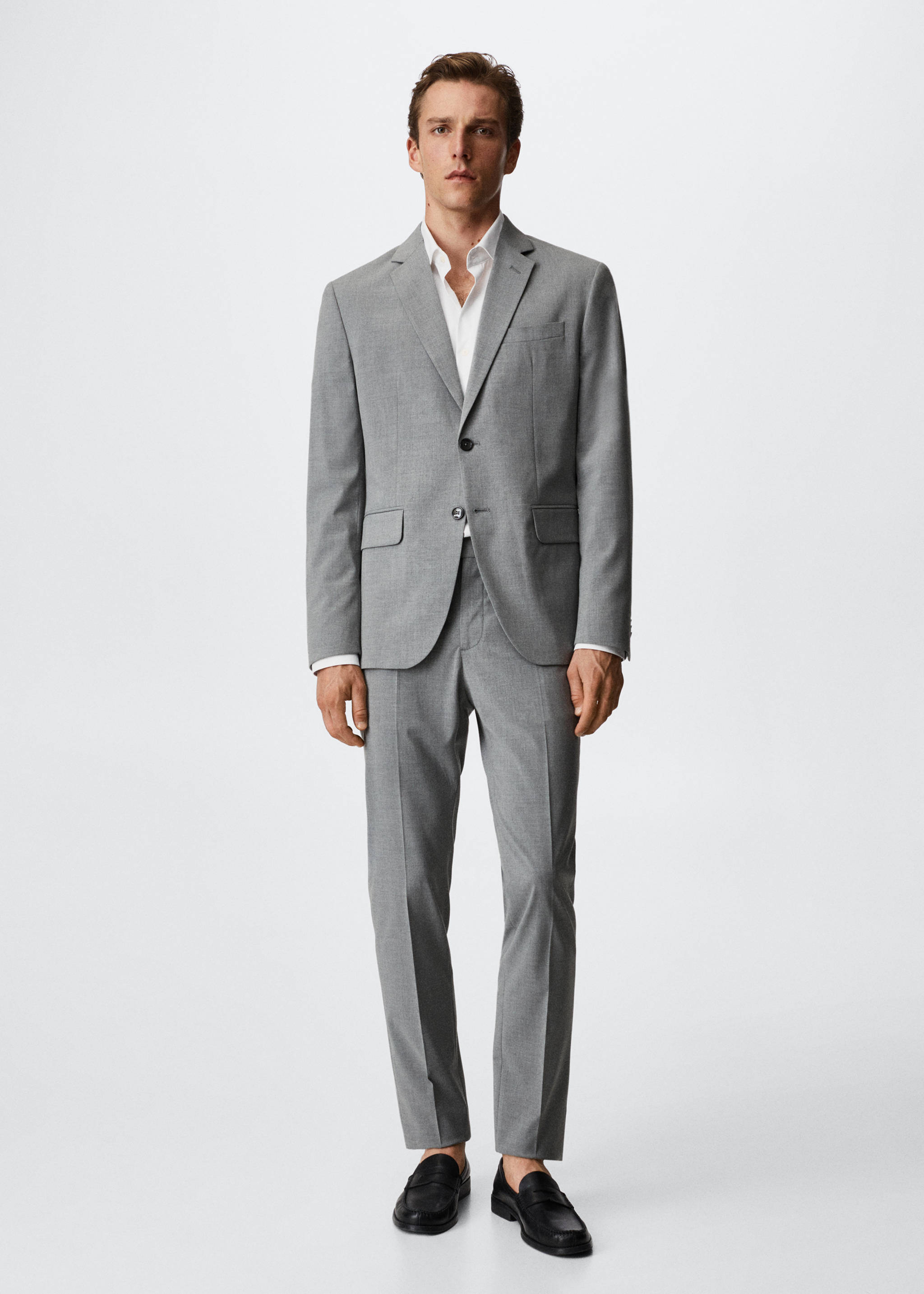Veste de costume slim fit - Plan général