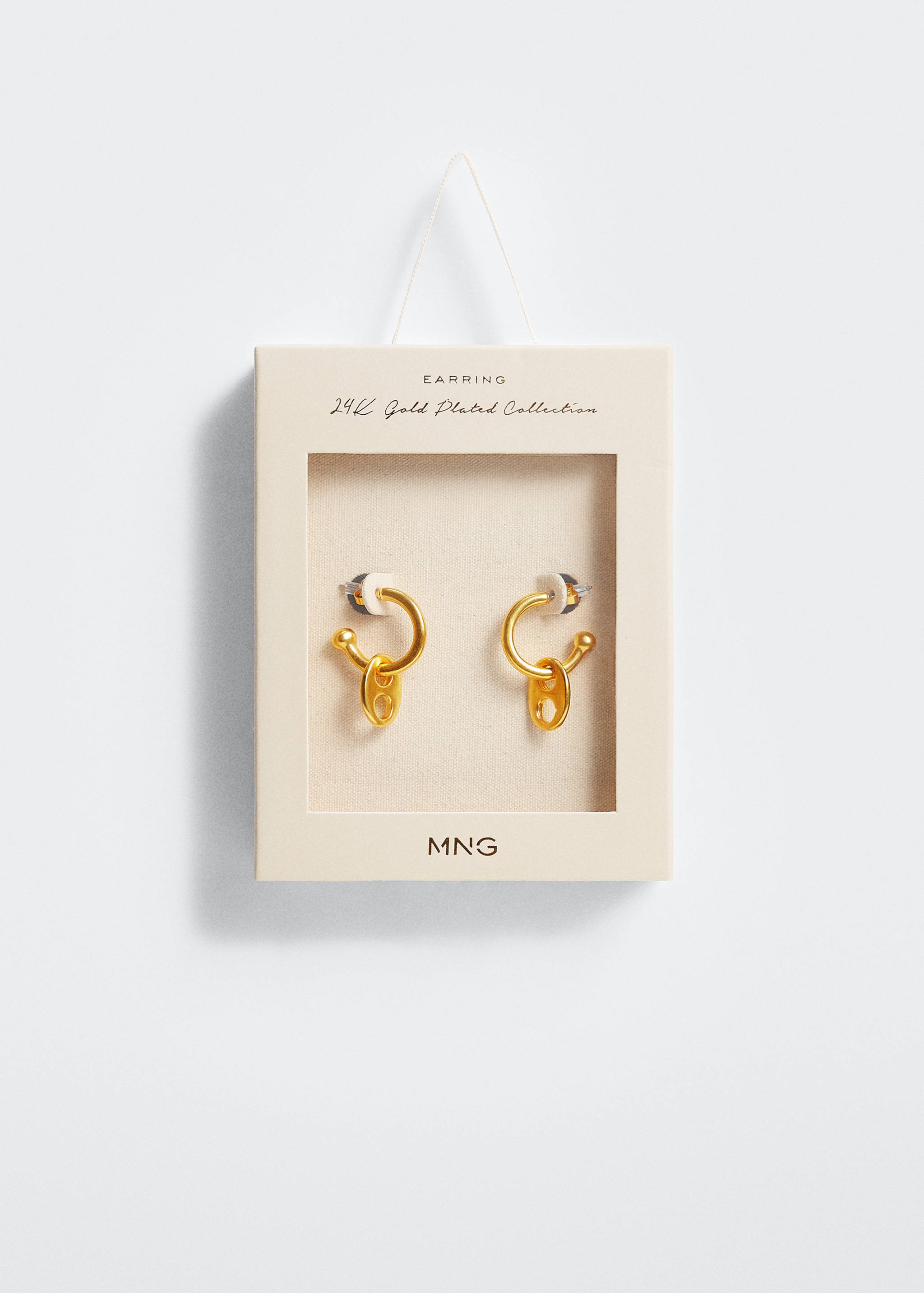 Hoop pendant earrings - Details of the article 2