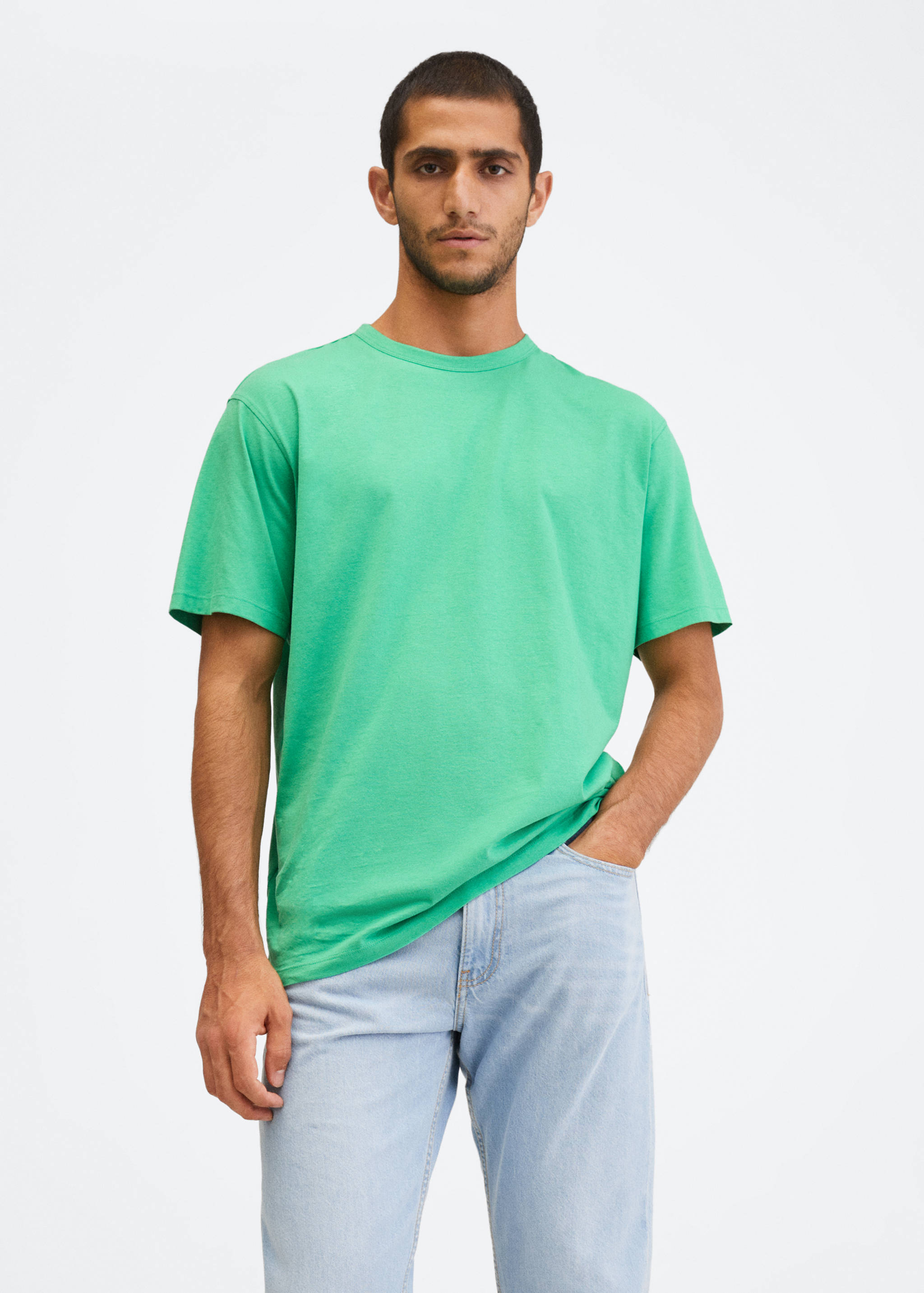 Light cotton t-shirt - Medium plane