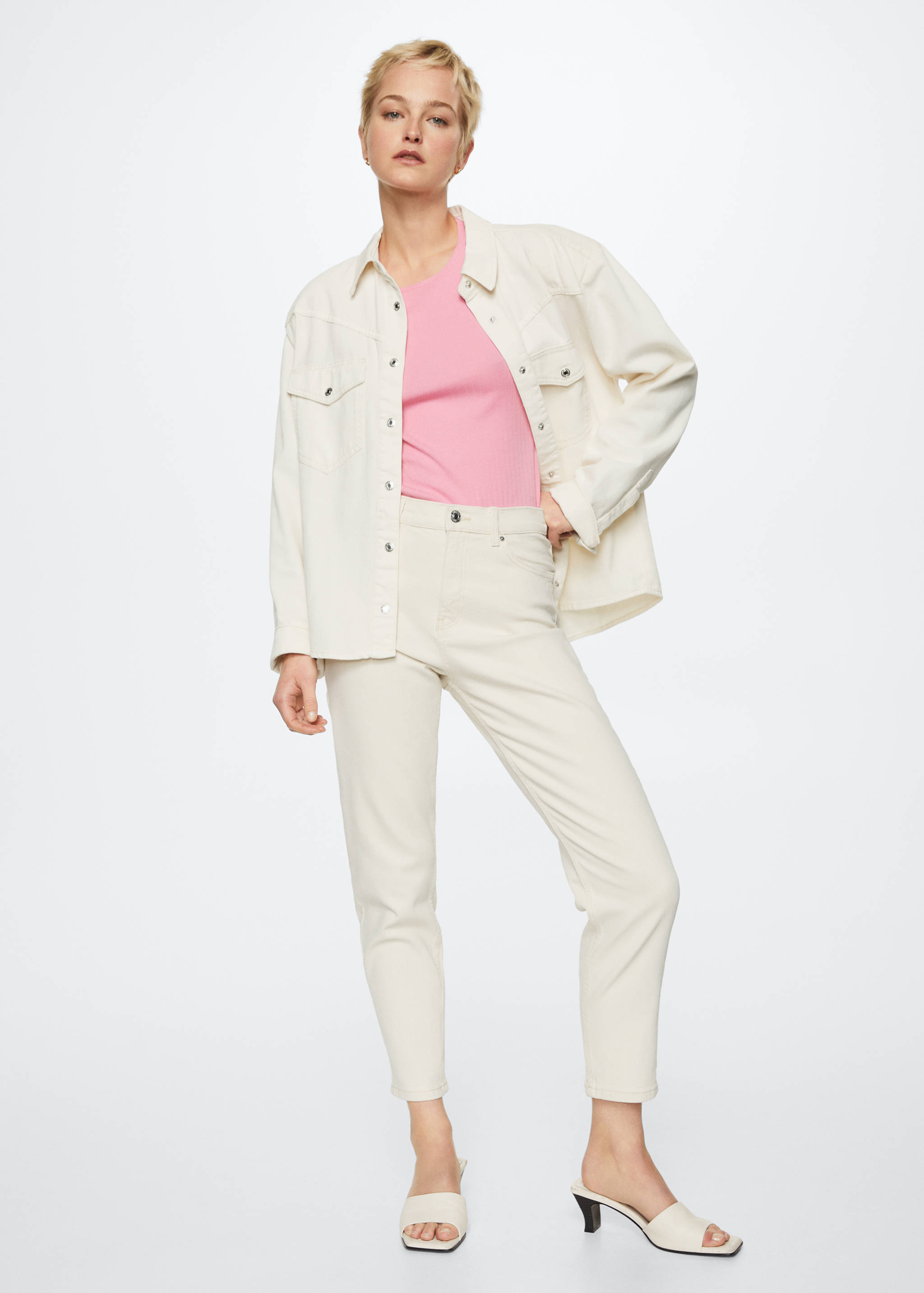 Mom comfort high-rise jeans - General plane