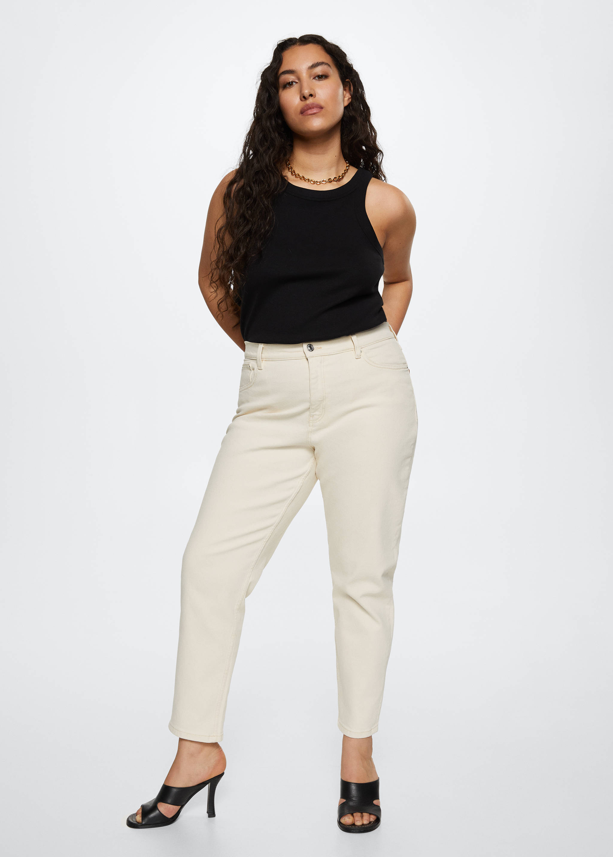 Mom comfort high-rise jeans - Details of the article 3