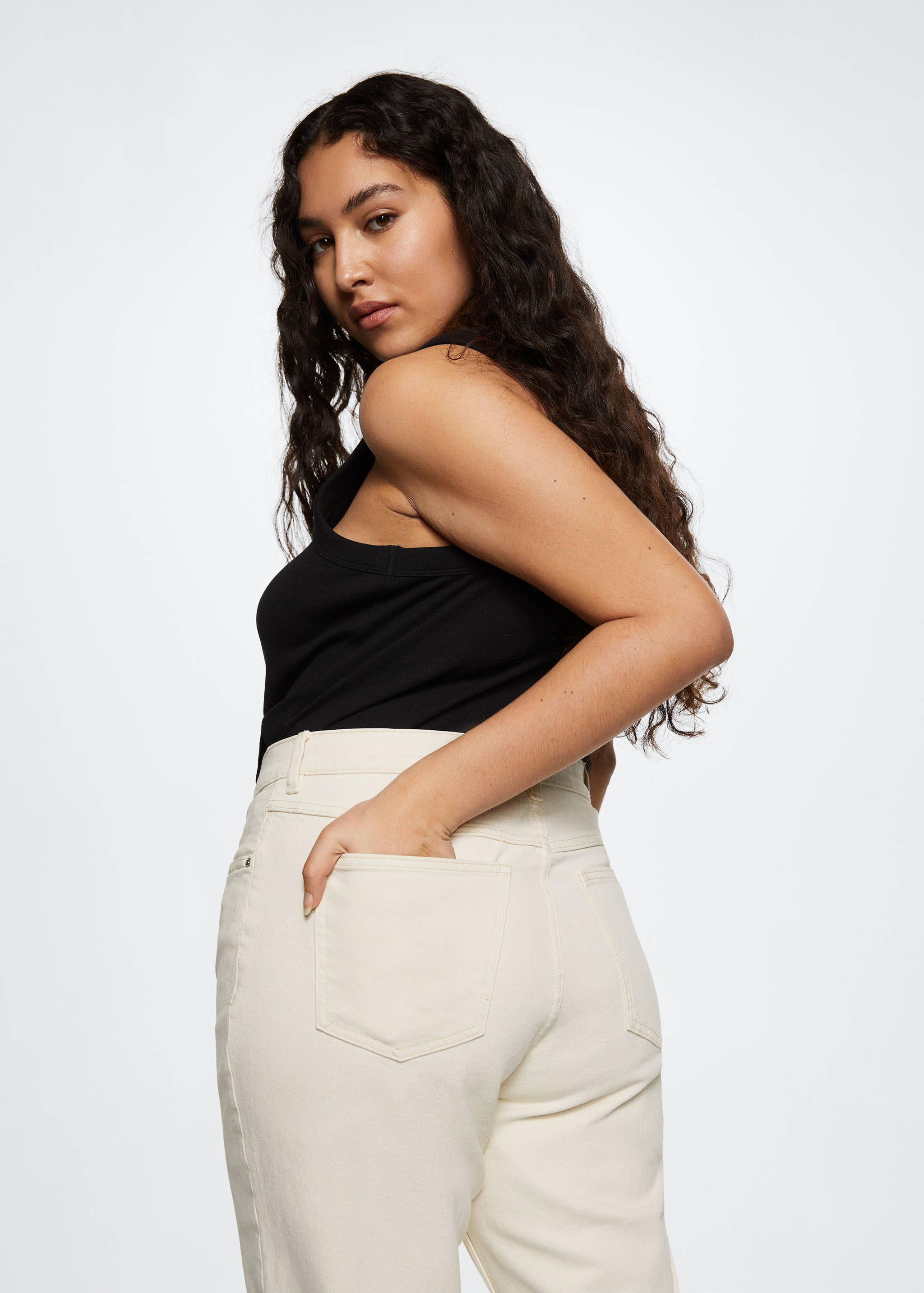 Mom comfort high-rise jeans - Details of the article 5