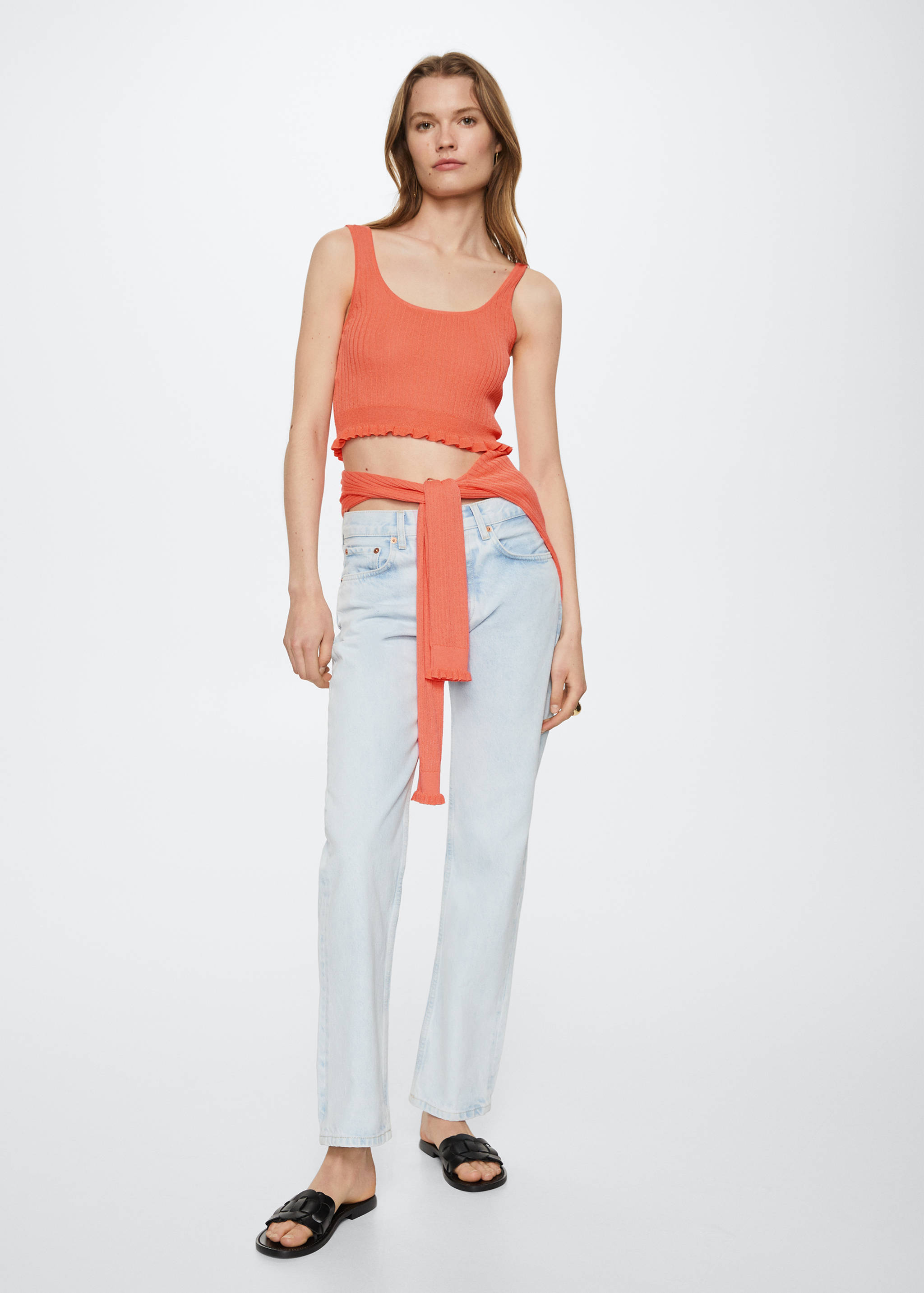 Top crop canalé - Pla general