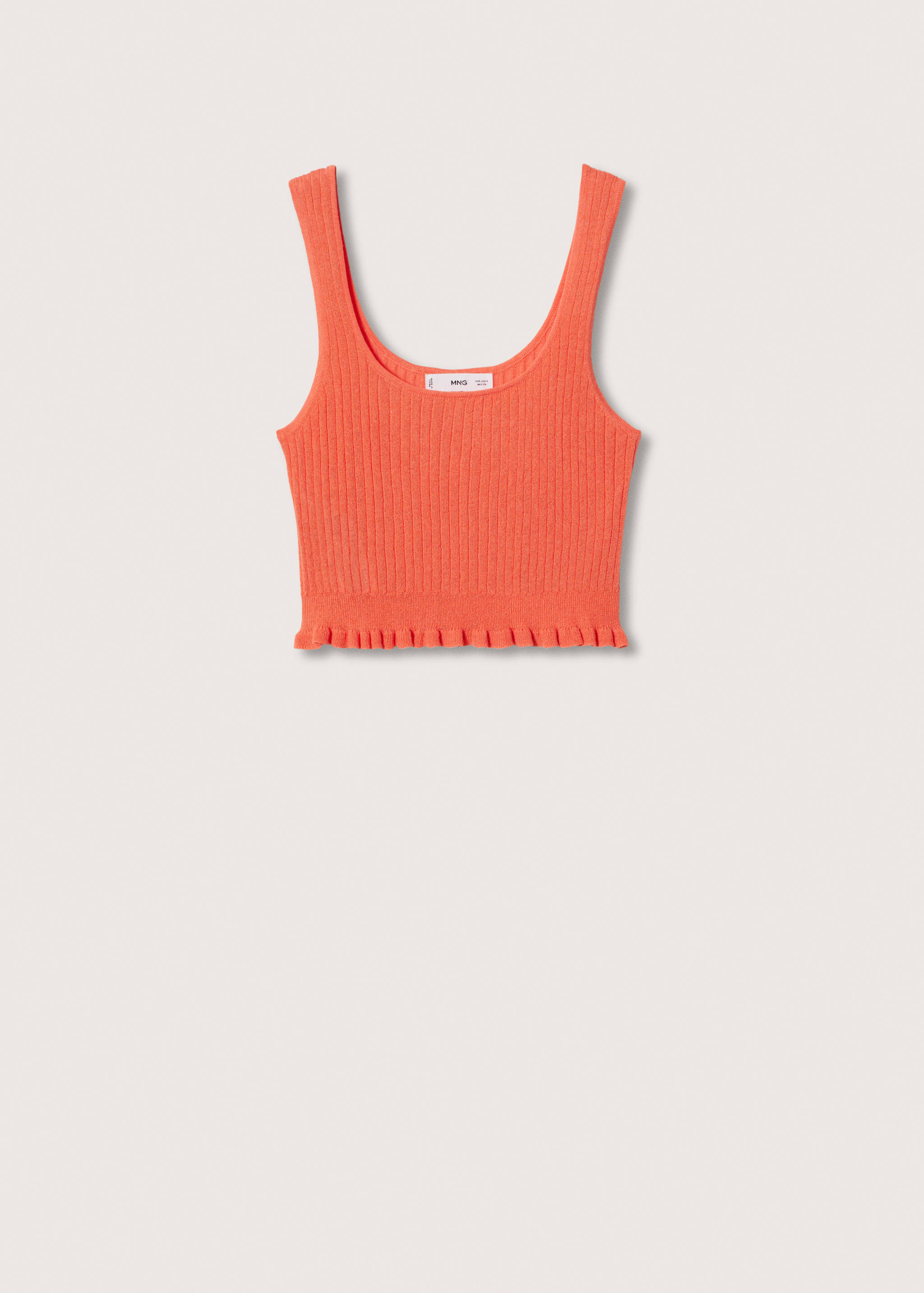 Top crop canalé - Article sense model