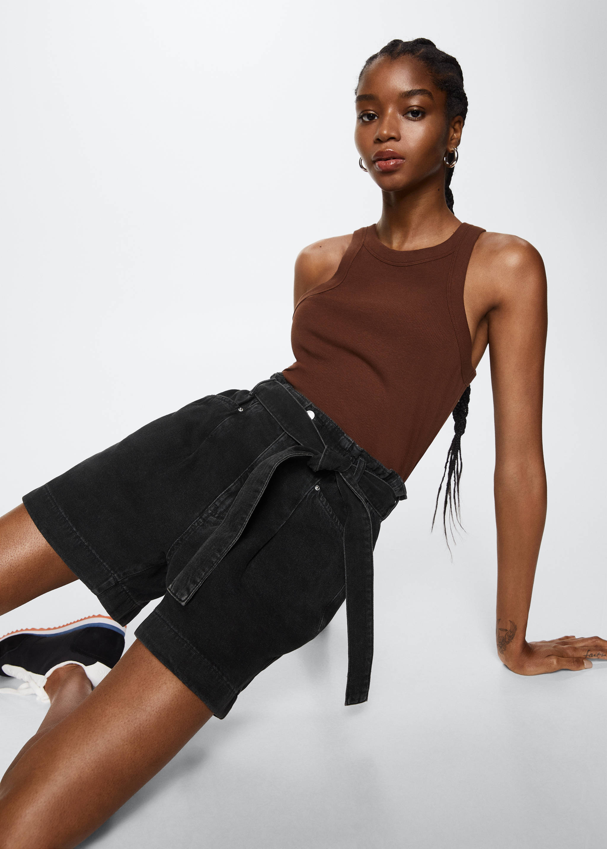 Shorts texans paperbag  - Pla mig