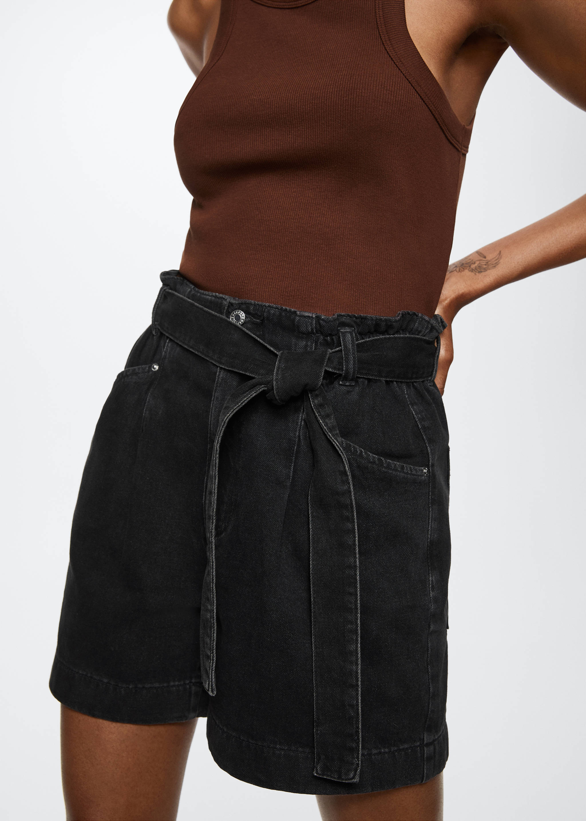 Shorts texans paperbag  - Detall de l'article 2