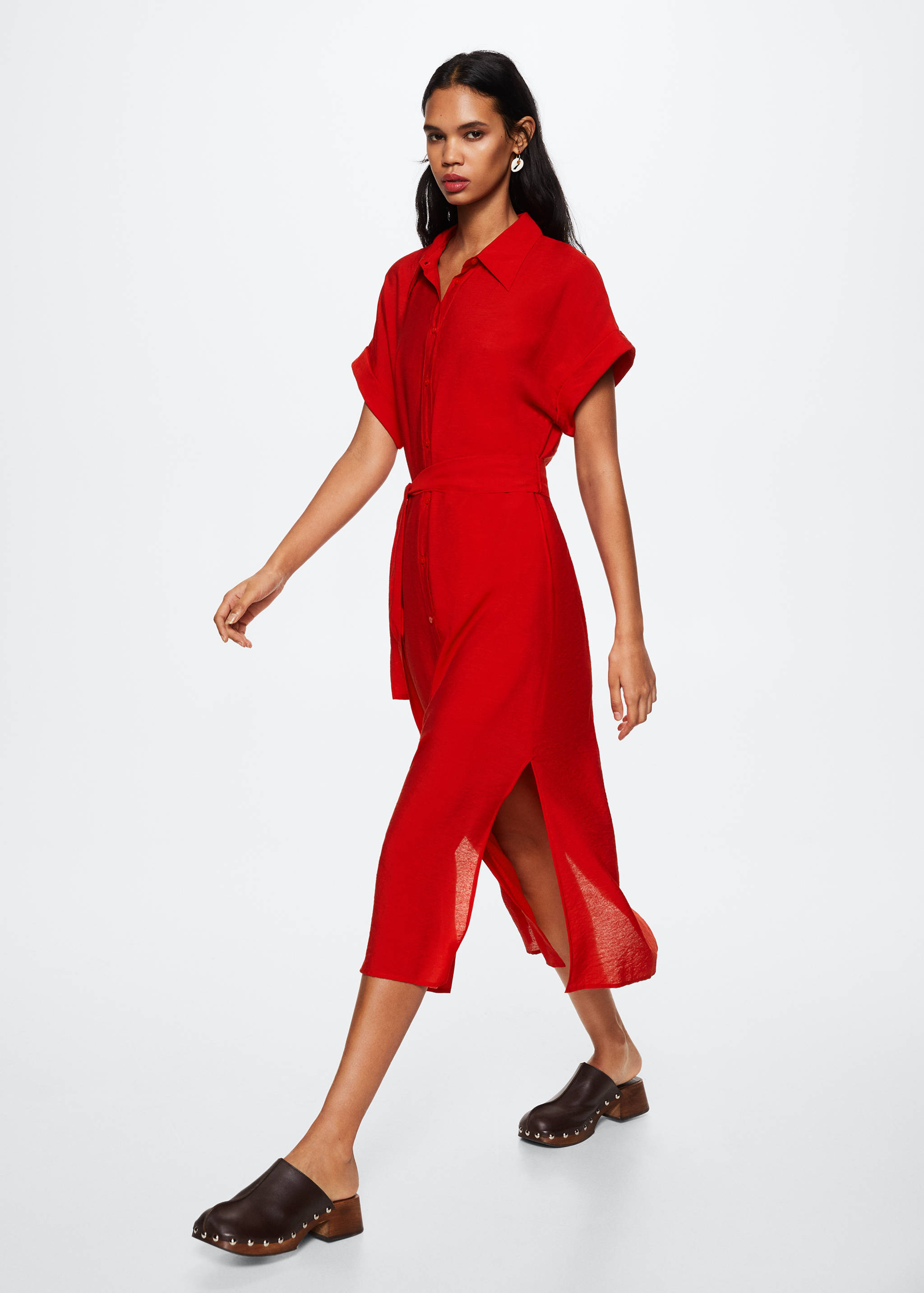 Belt shirt dress - Details of the article 3