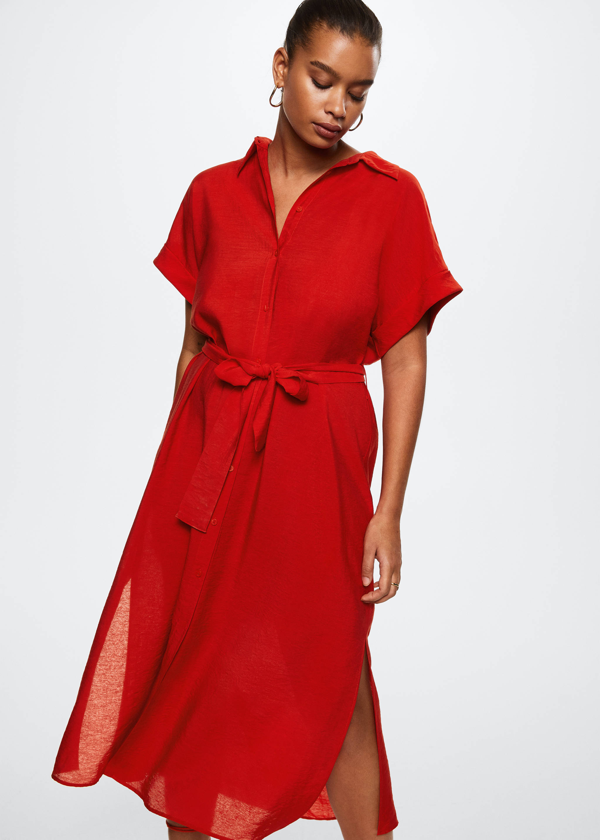 Belt shirt dress - Details of the article 6