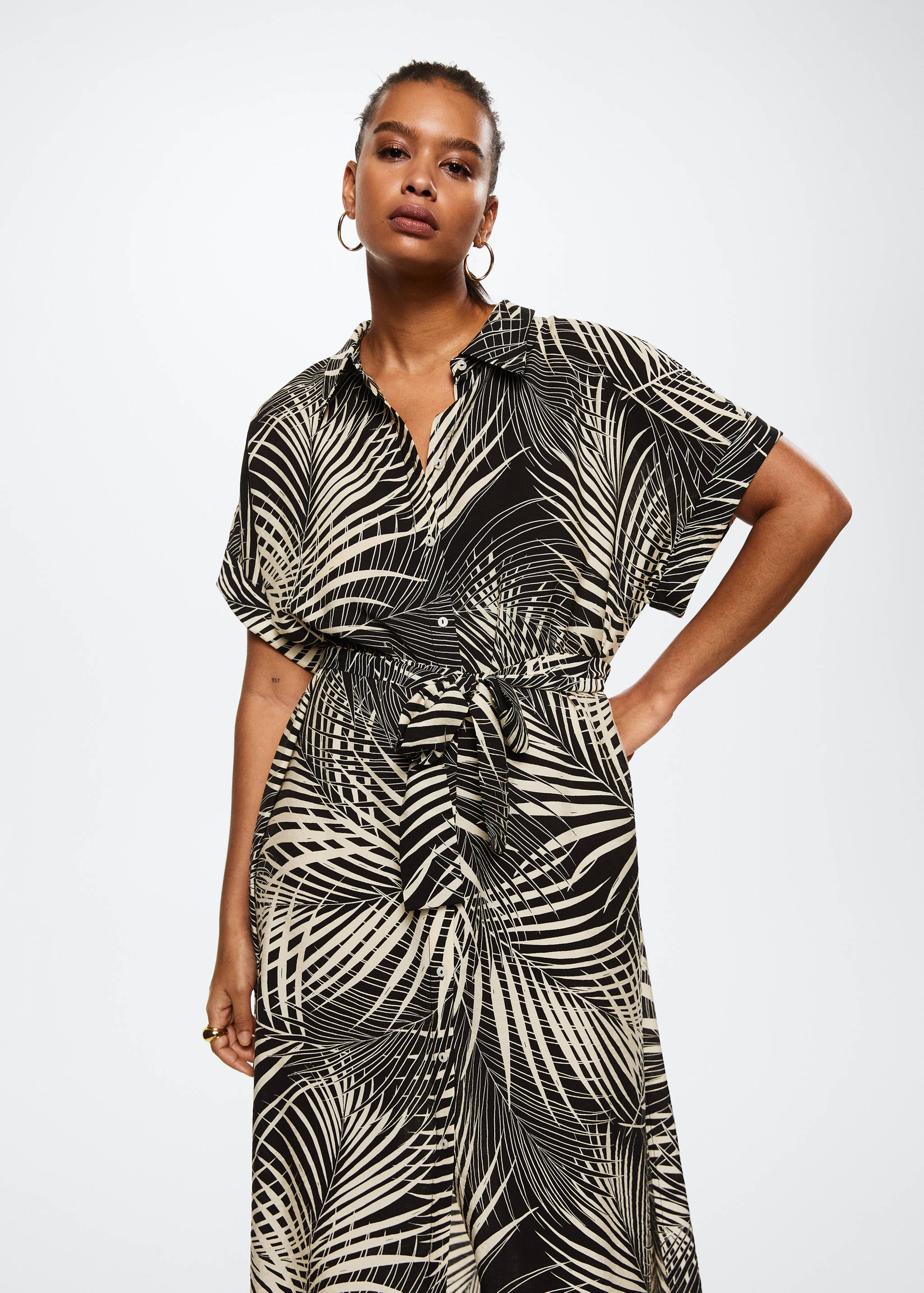 Belt shirt dress - Details of the article 5