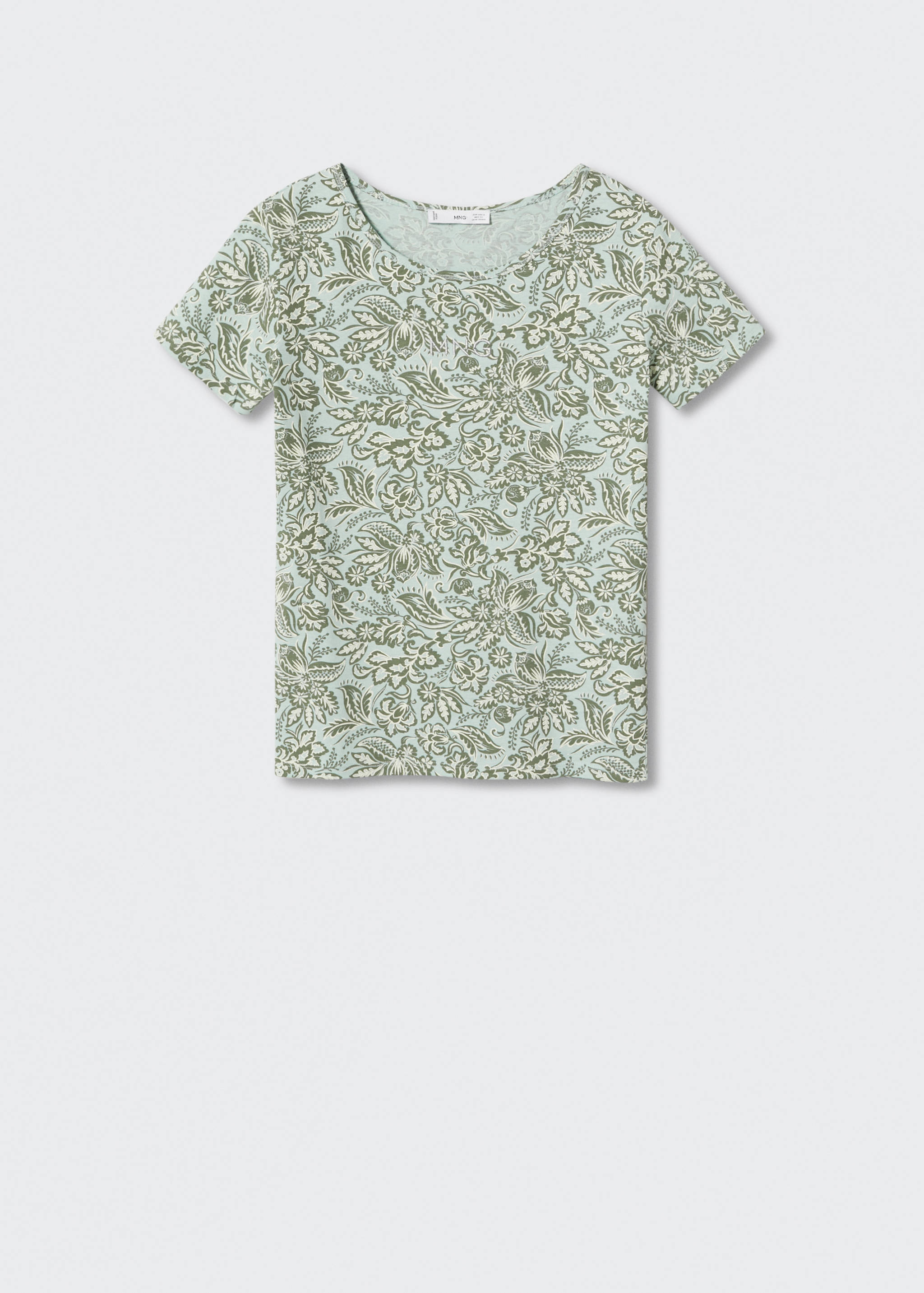 Bedrucktes Baumwoll-T-Shirt - Artikel ohne Model