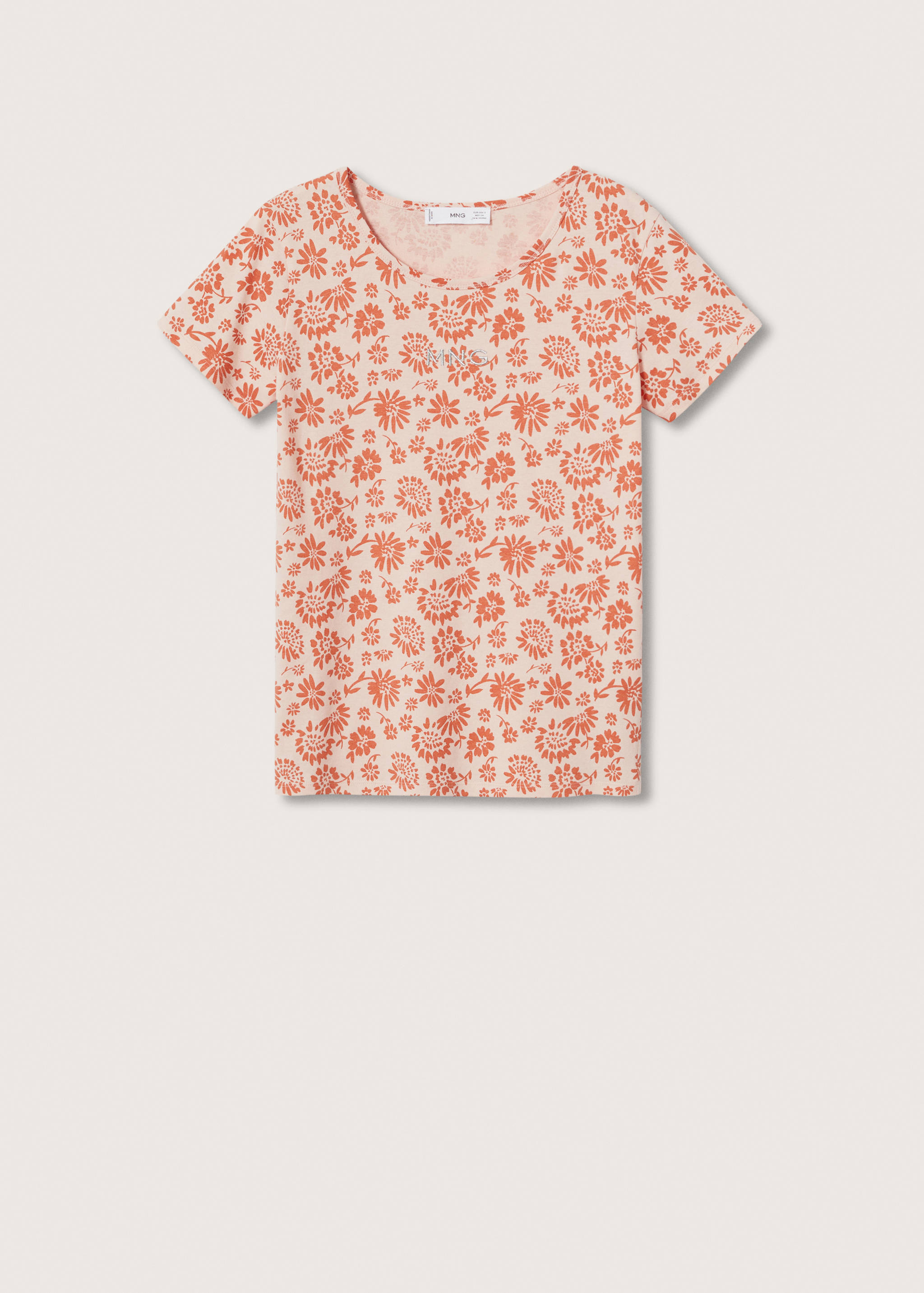 Bedrucktes Baumwoll-T-Shirt - Artikel ohne Model