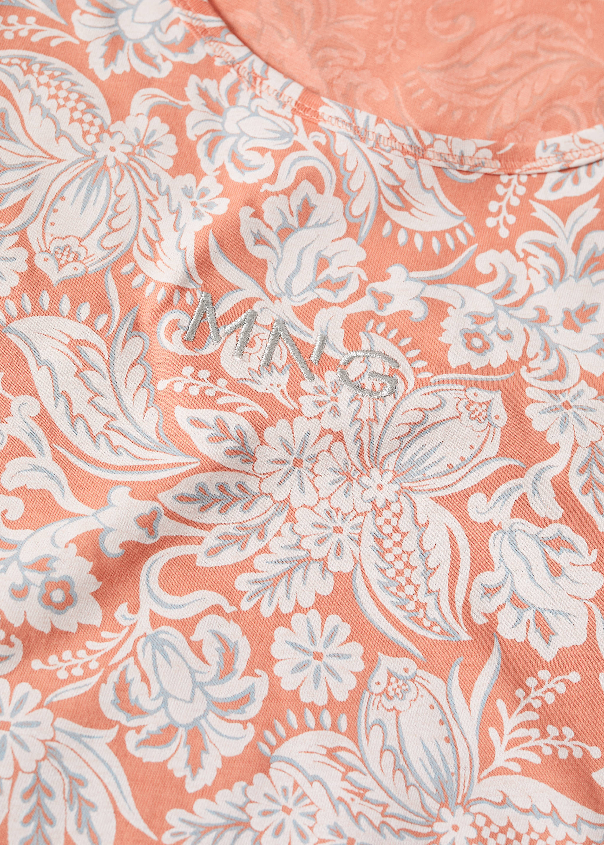 Bedrucktes Baumwoll-T-Shirt - Detail des Artikels 8