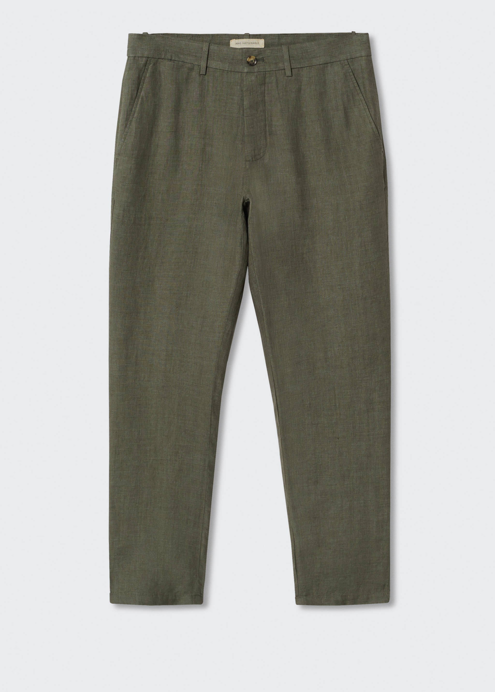 Slim fit linen trousers - Article without model