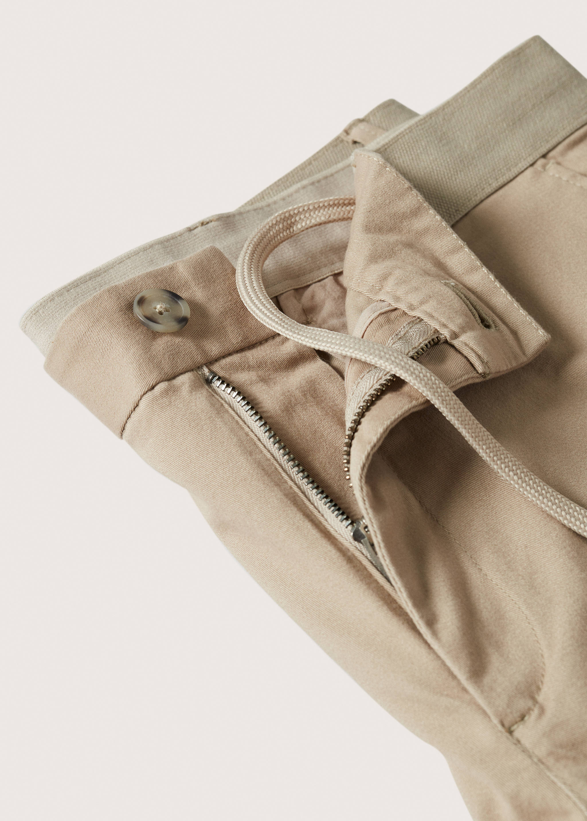 Tapered Crop-Baumwollhose - Detail des Artikels 8