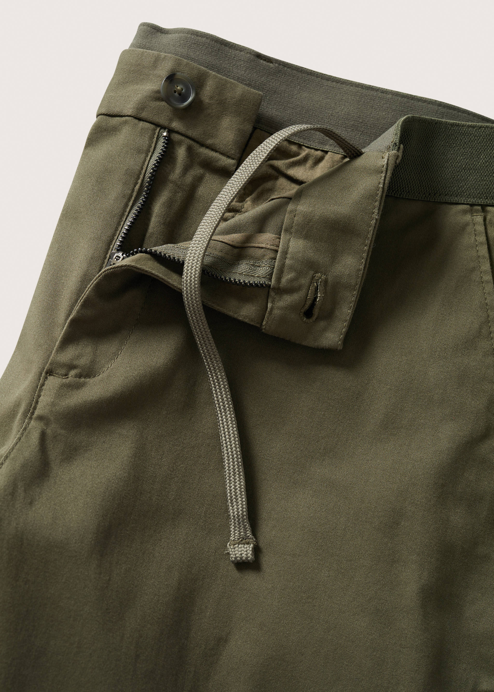 Tapered Crop-Baumwollhose - Detail des Artikels 8