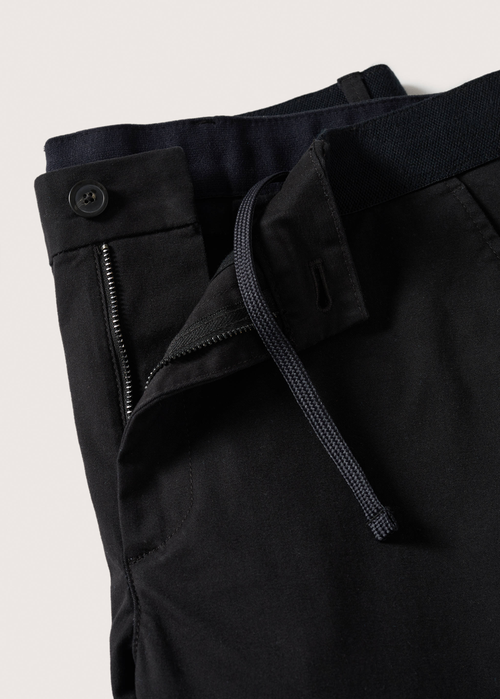 Tapered Crop-Baumwollhose - Detail des Artikels 8