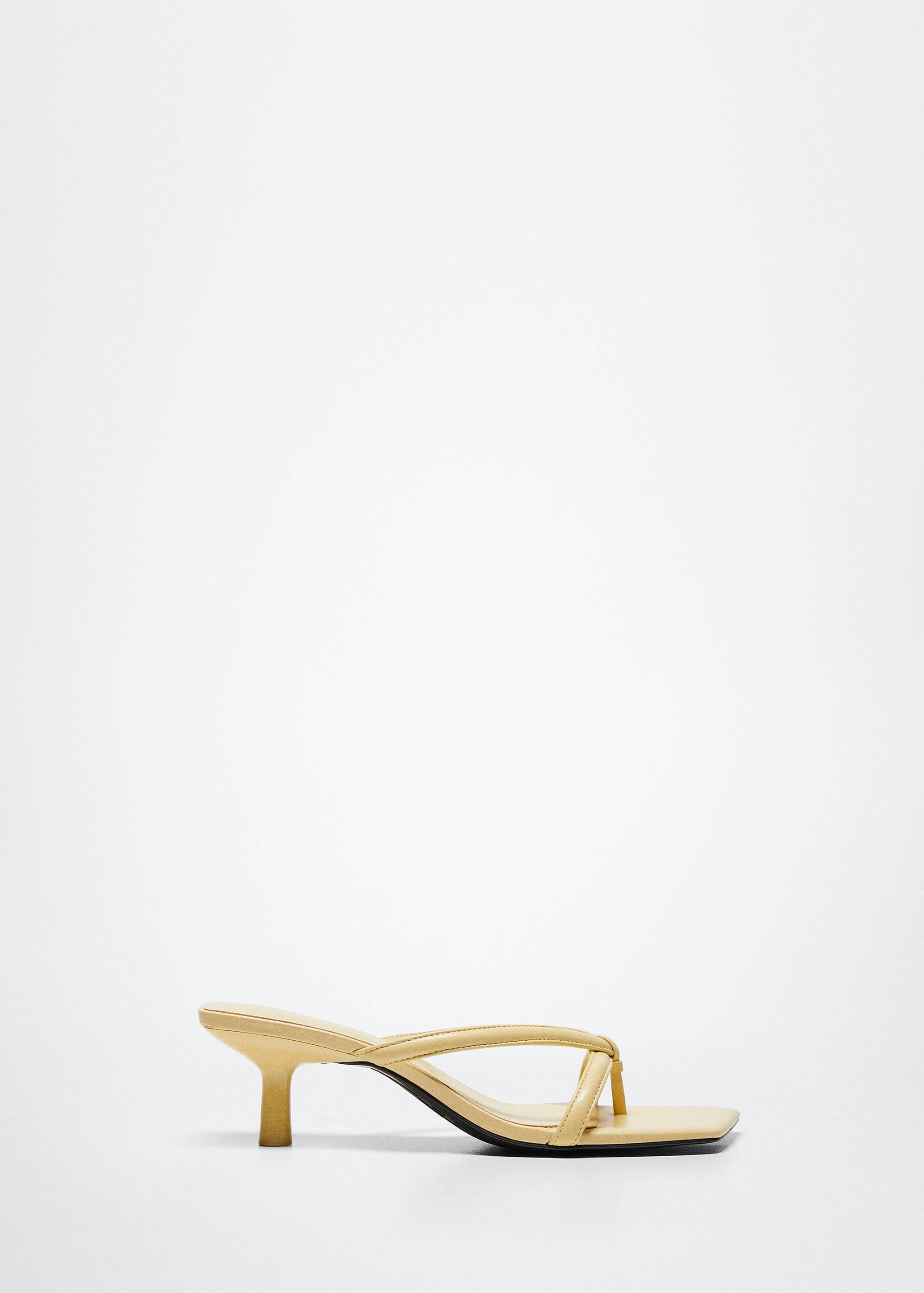 Structured leather sandals - Article without model