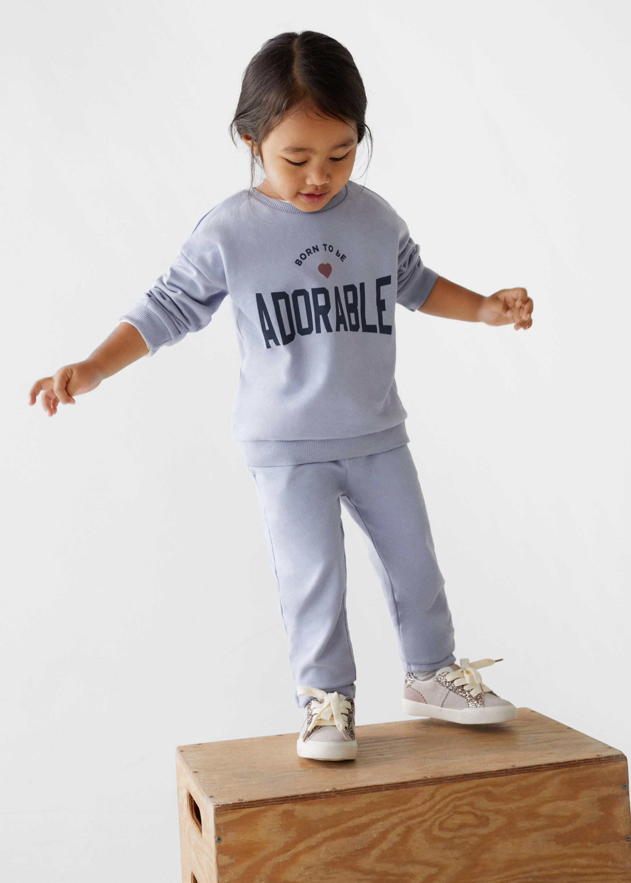 Cotton jogger-style trousers - General plane