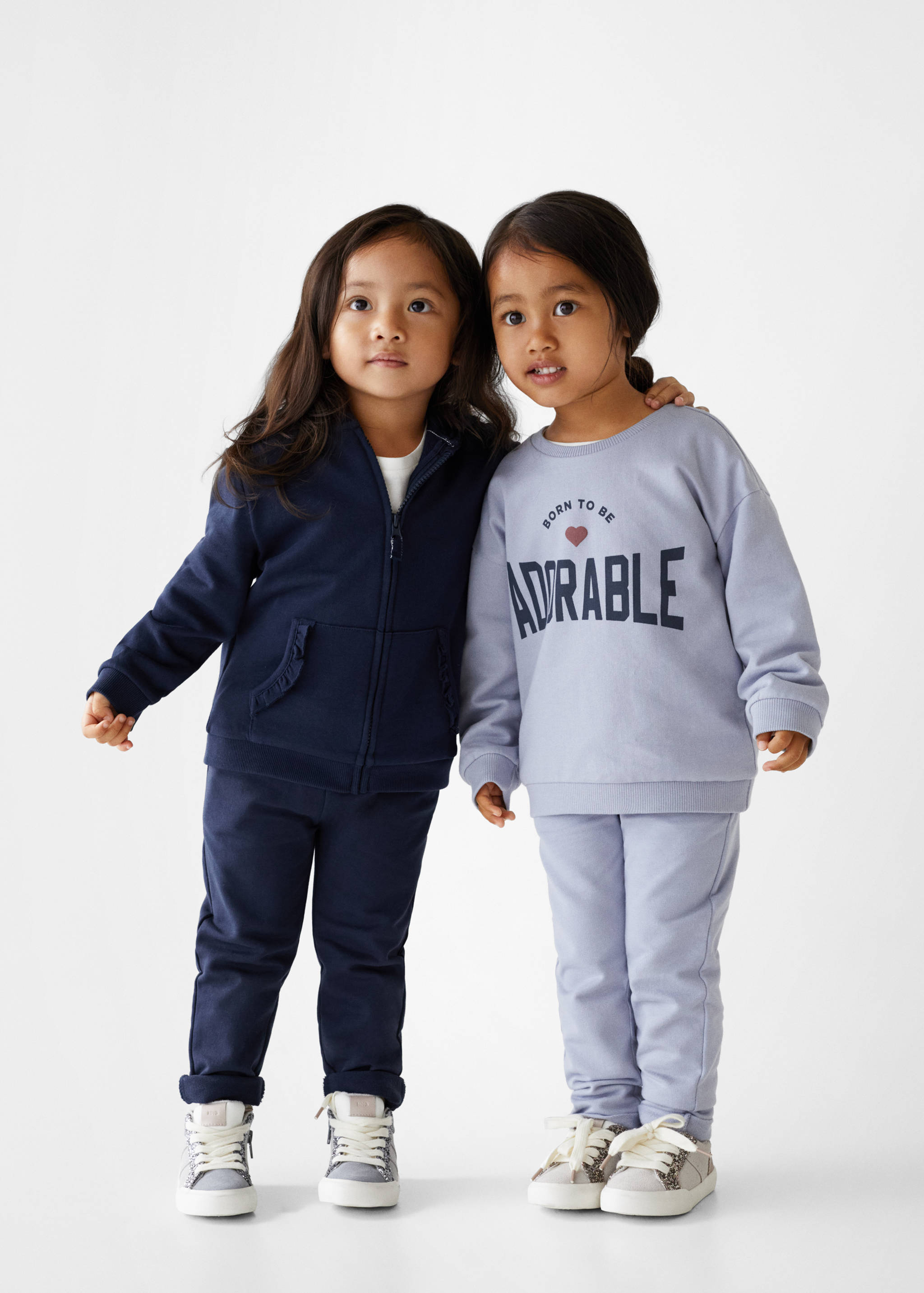 Cotton jogger-style trousers - Medium plane