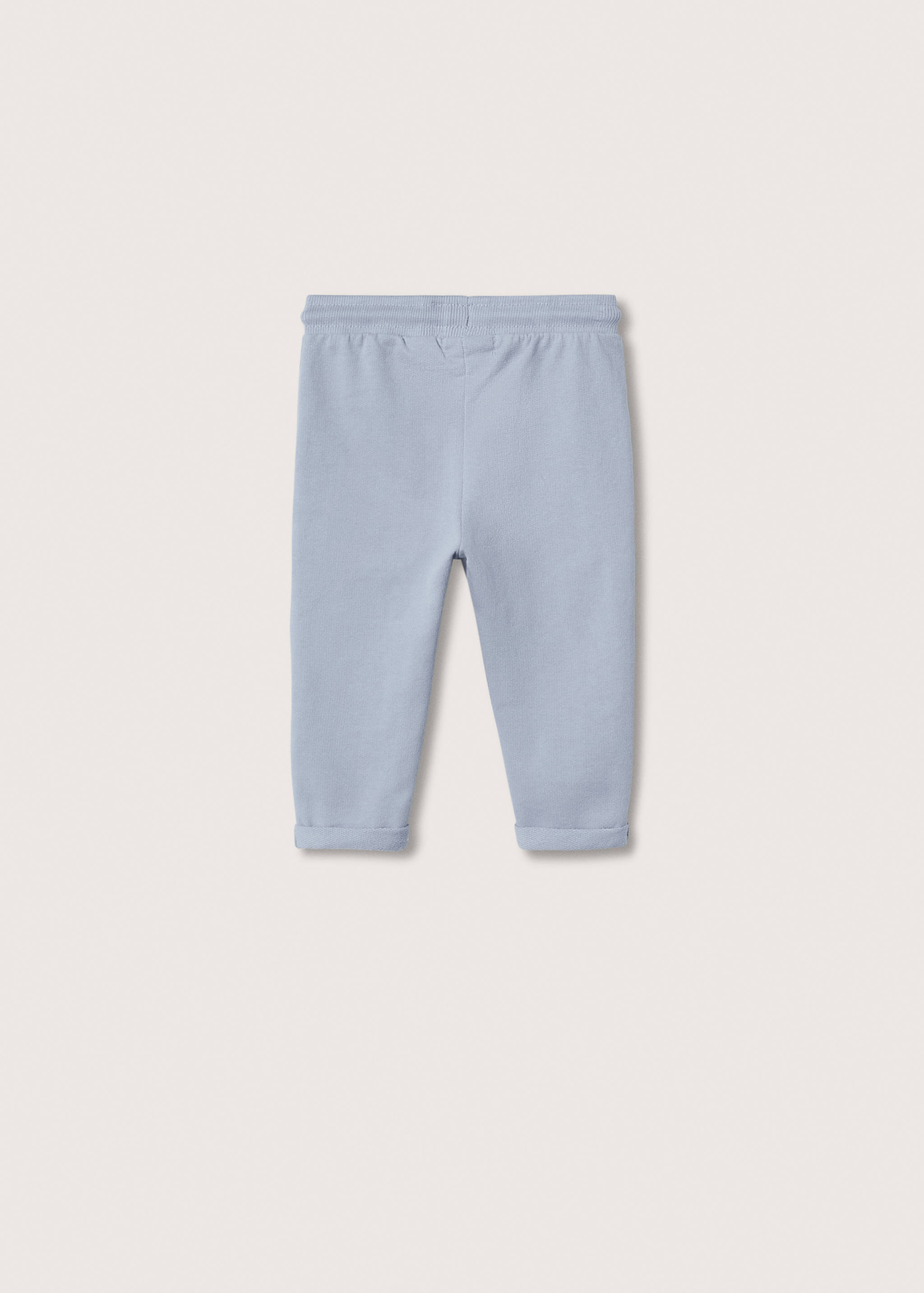 Cotton jogger-style trousers - Reverse of the article