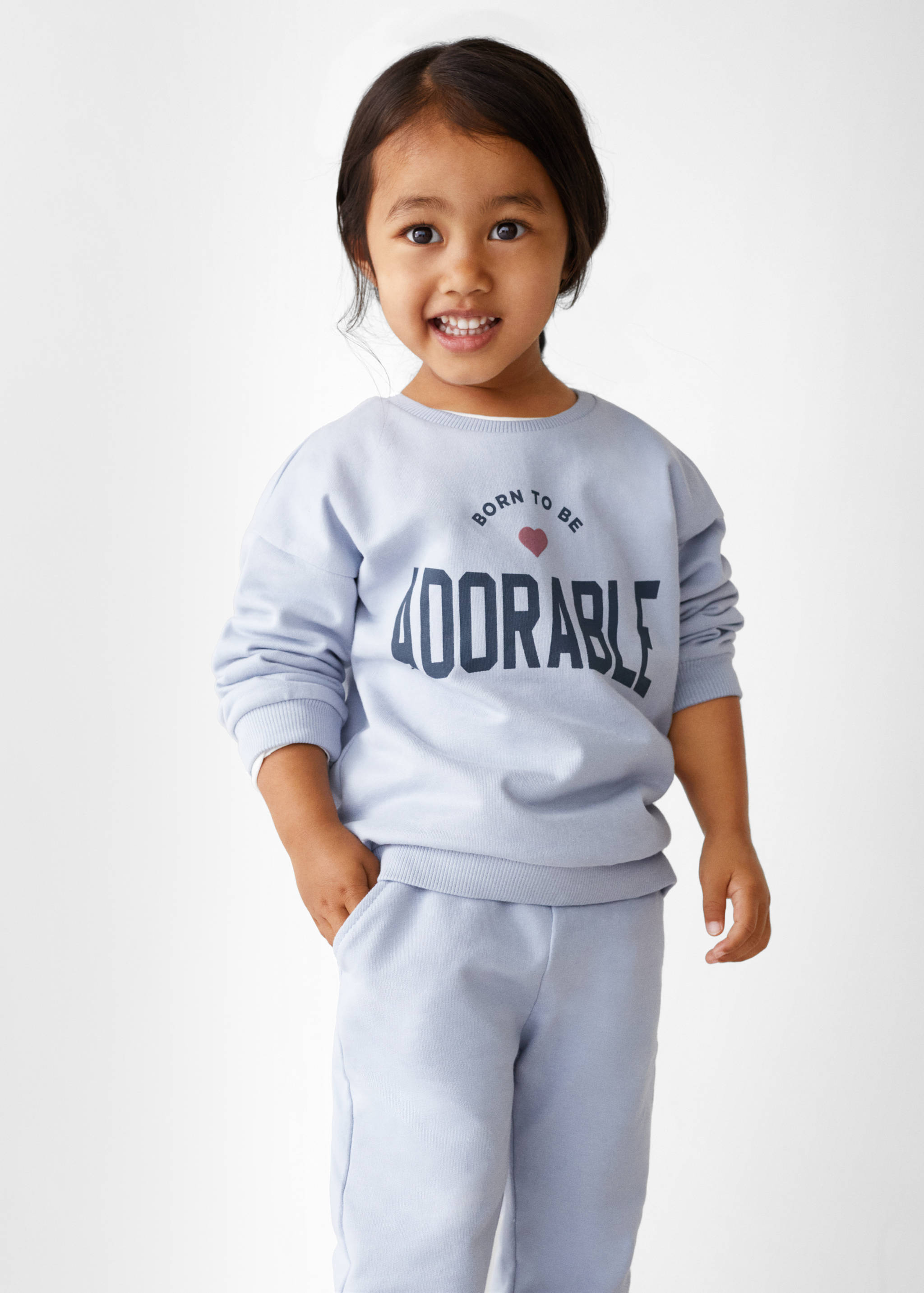 Cotton jogger-style trousers - Details of the article 1