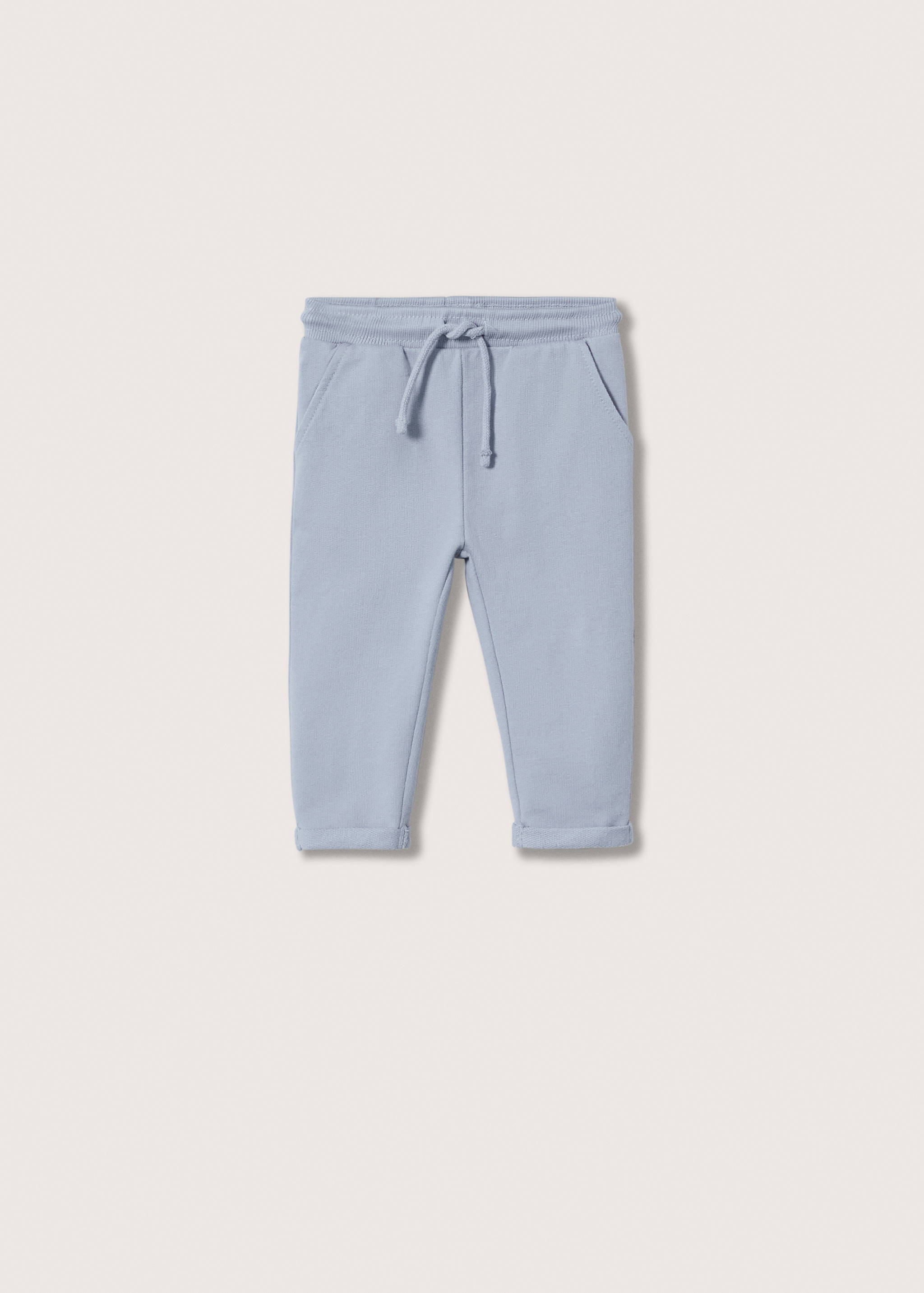 Cotton jogger-style trousers - Article without model