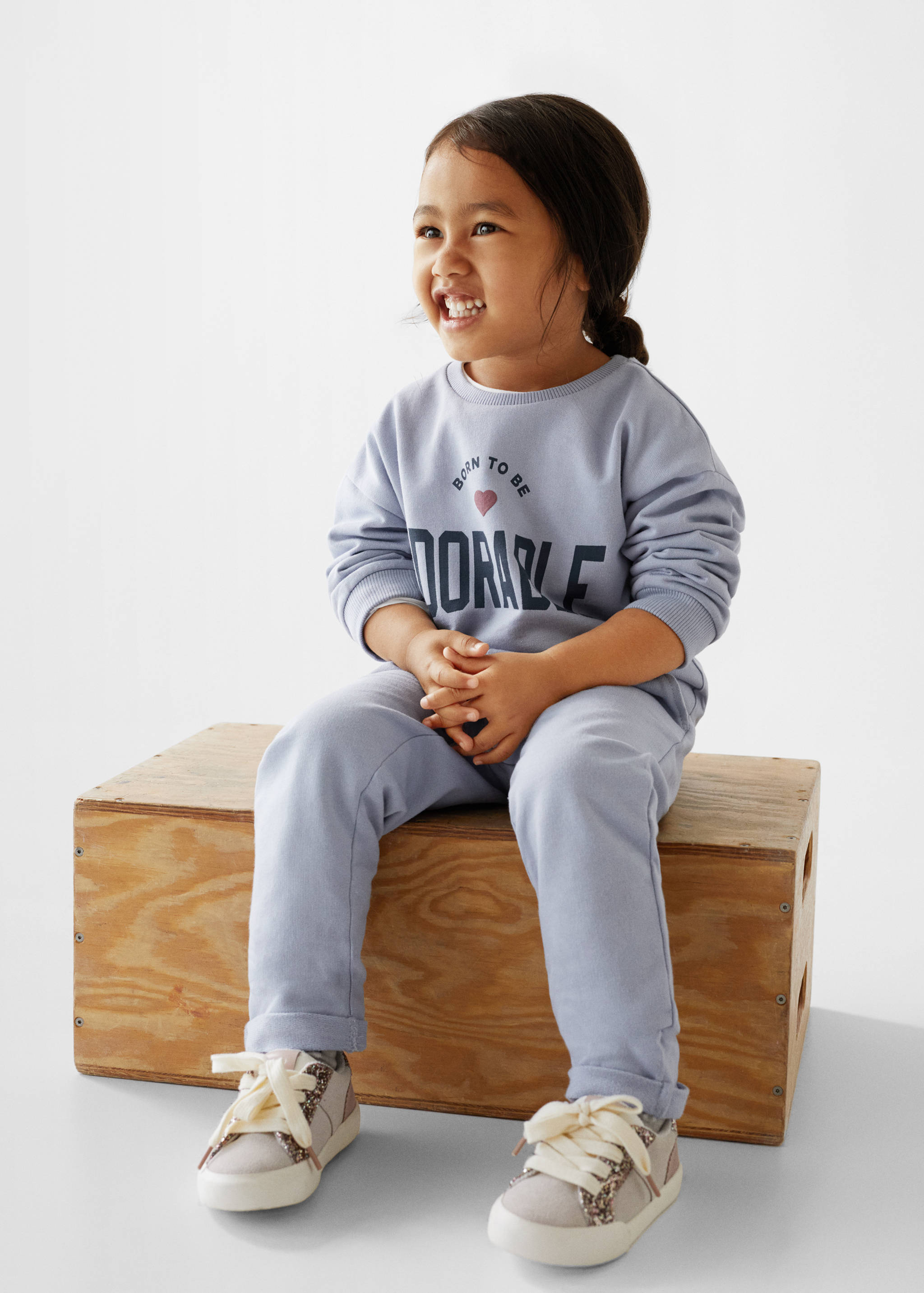 Cotton jogger-style trousers - Details of the article 3