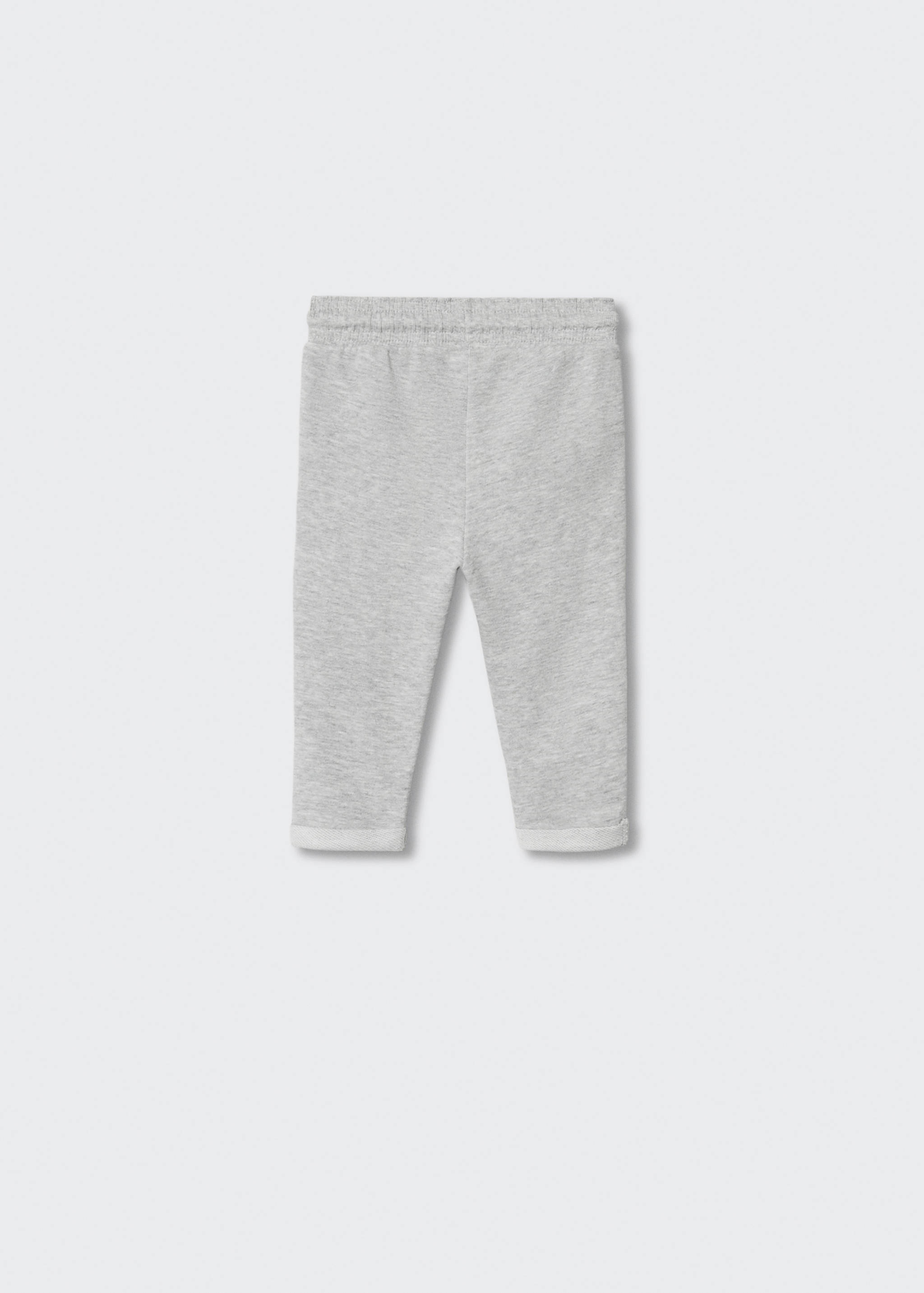 Cotton jogger-style trousers - Reverse of the article