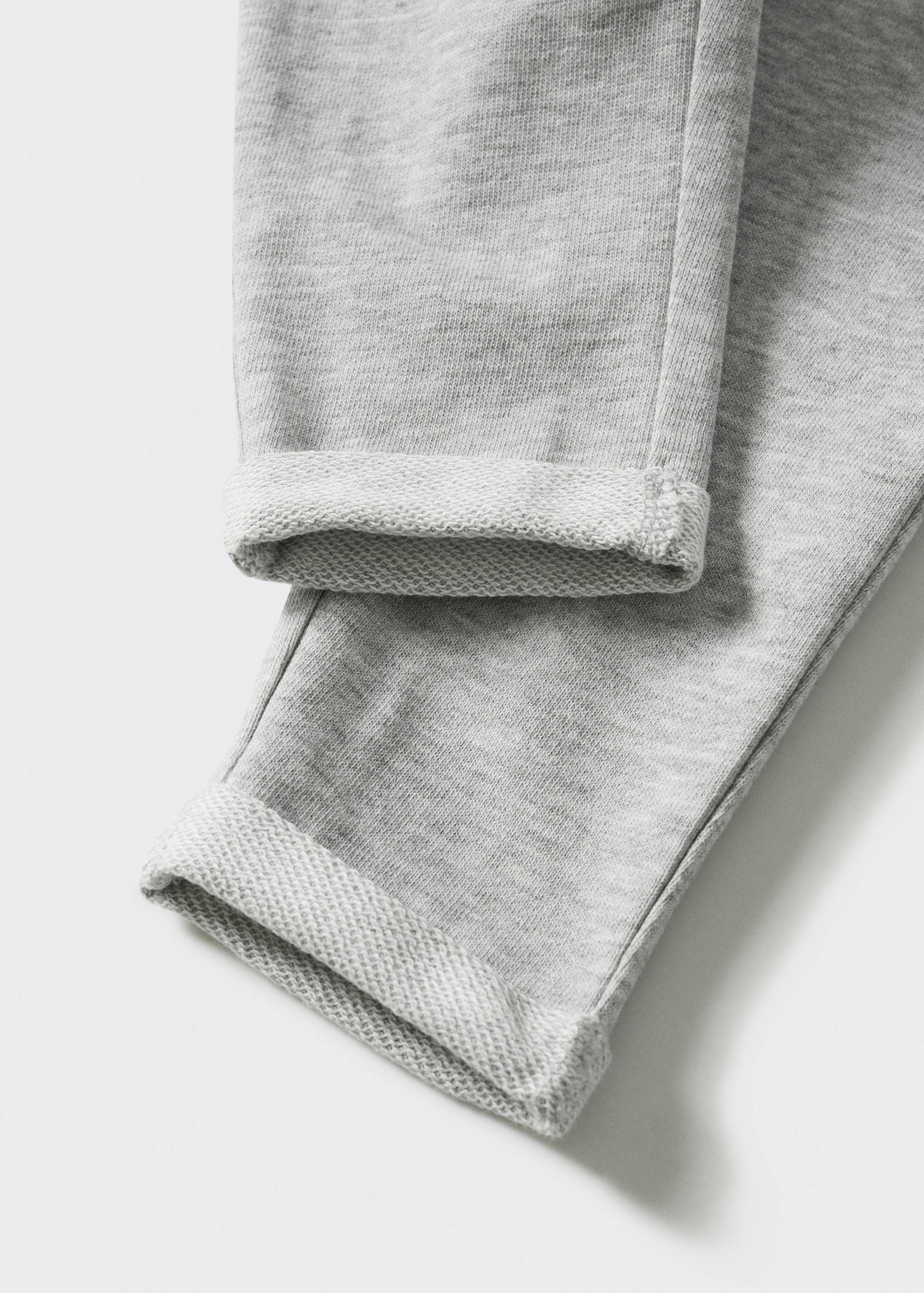 Cotton jogger-style trousers - Details of the article 0